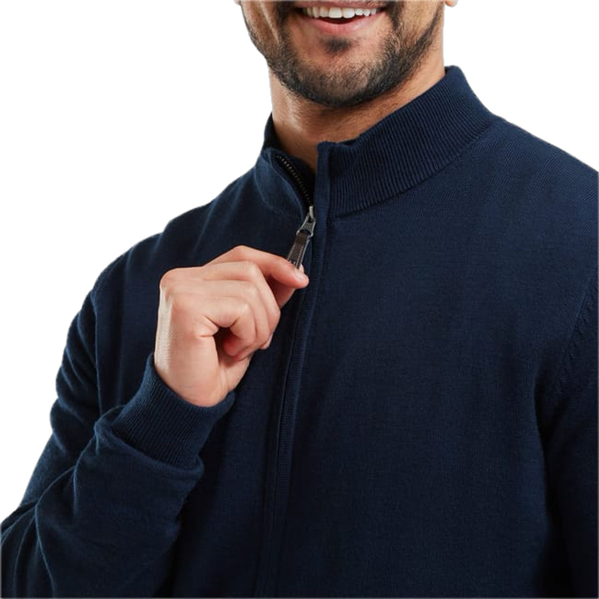 Pull Footjoy drirelease® à fermeture éclair intégrale et doublure pour homme