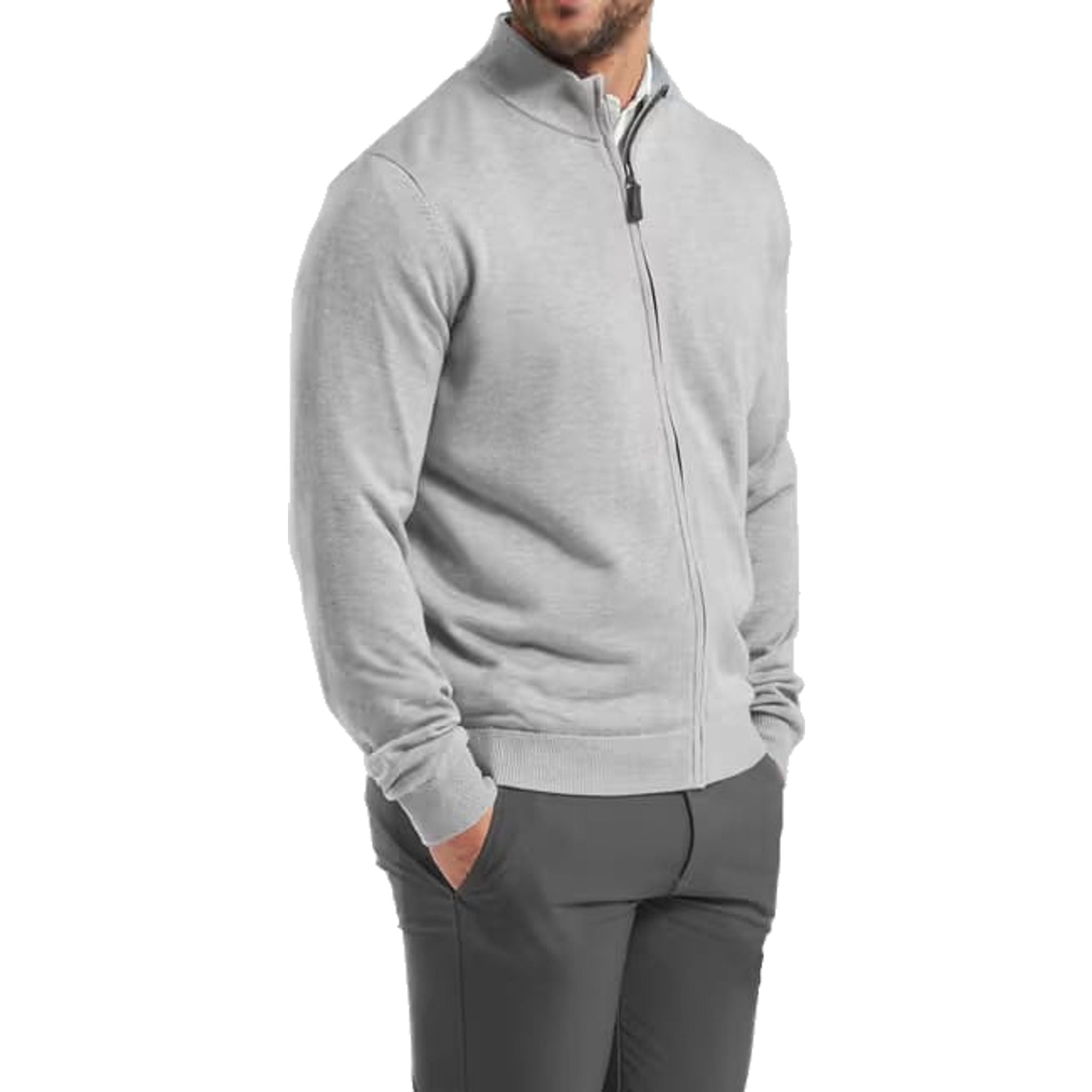 Pull Footjoy drirelease® à fermeture éclair intégrale et doublure pour homme