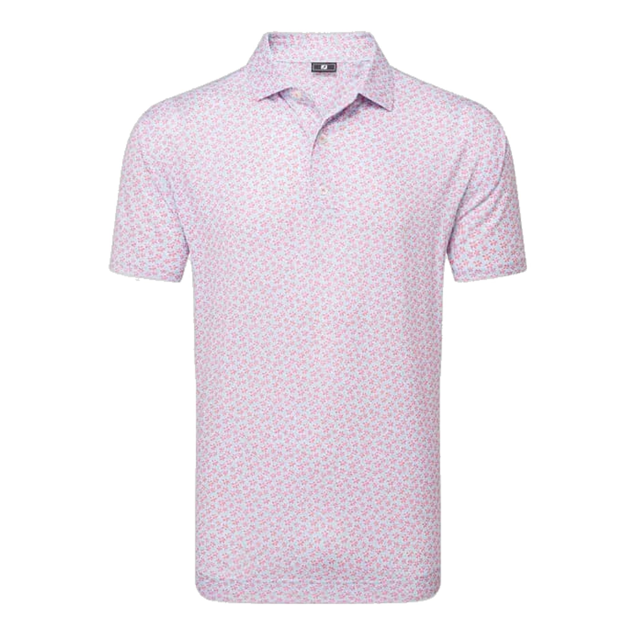Polo homme Footjoy Lisle à imprimé floral