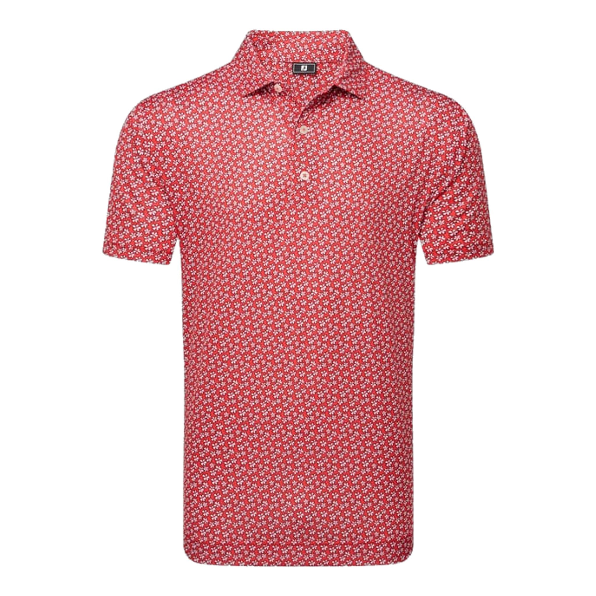 Polo homme Footjoy Lisle à imprimé floral