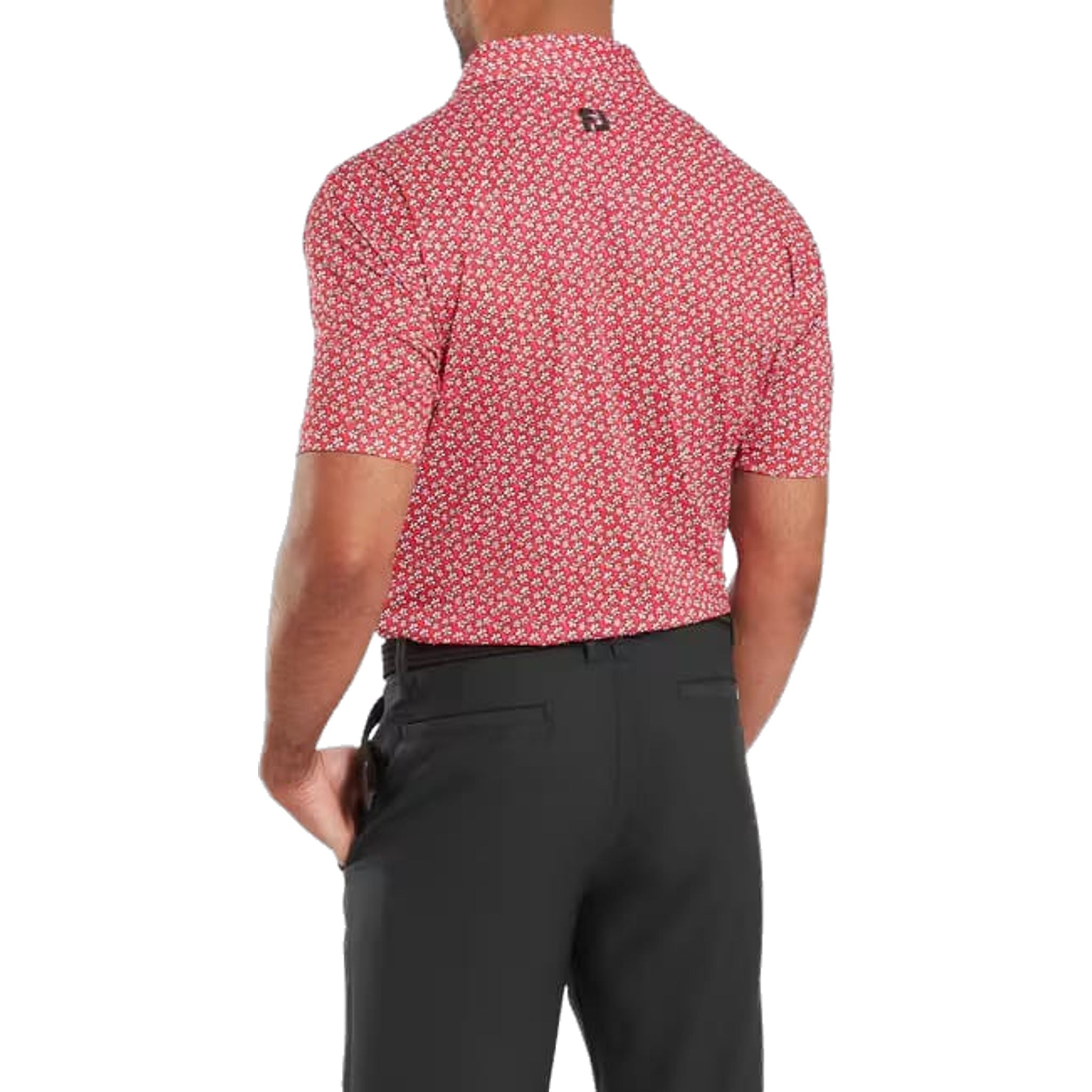 Polo homme Footjoy Lisle à imprimé floral