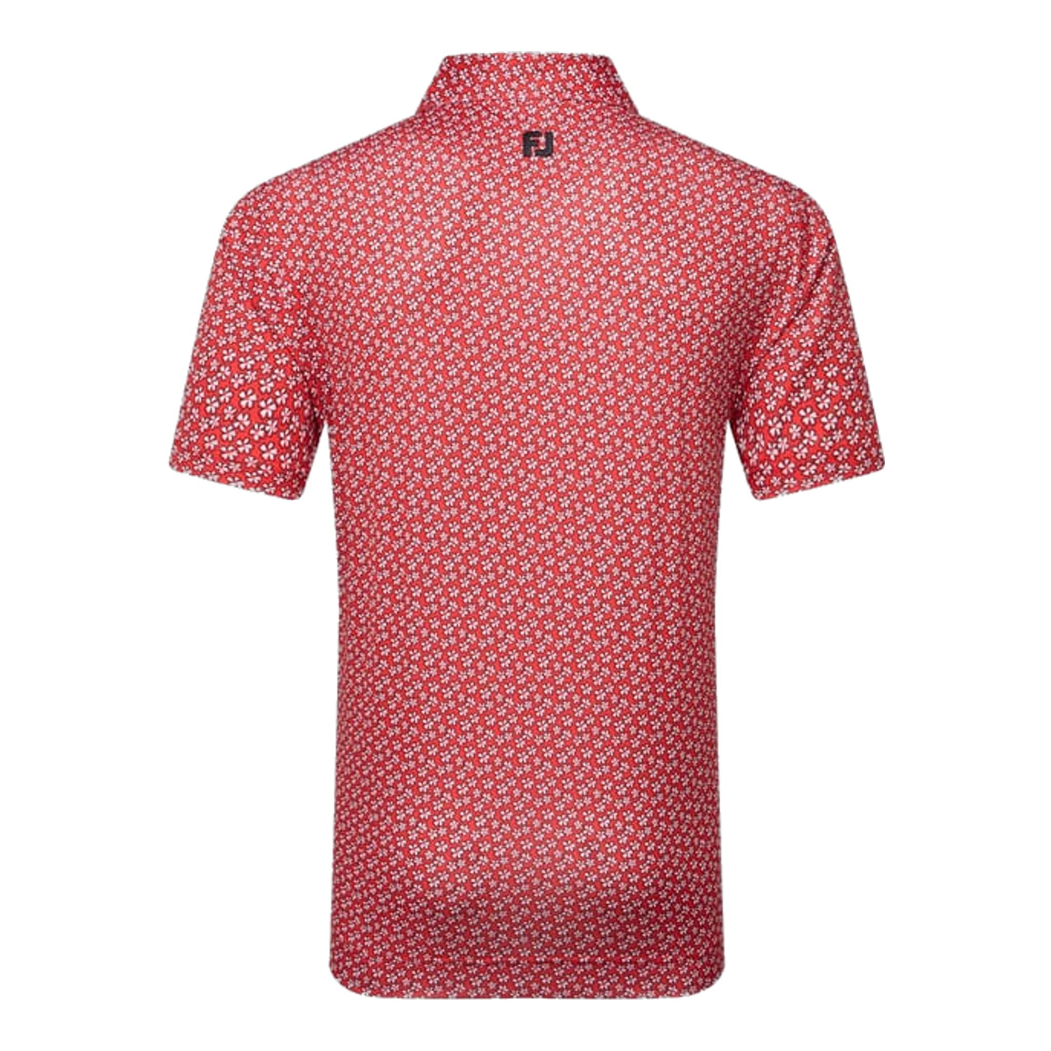 Polo homme Footjoy Lisle à imprimé floral