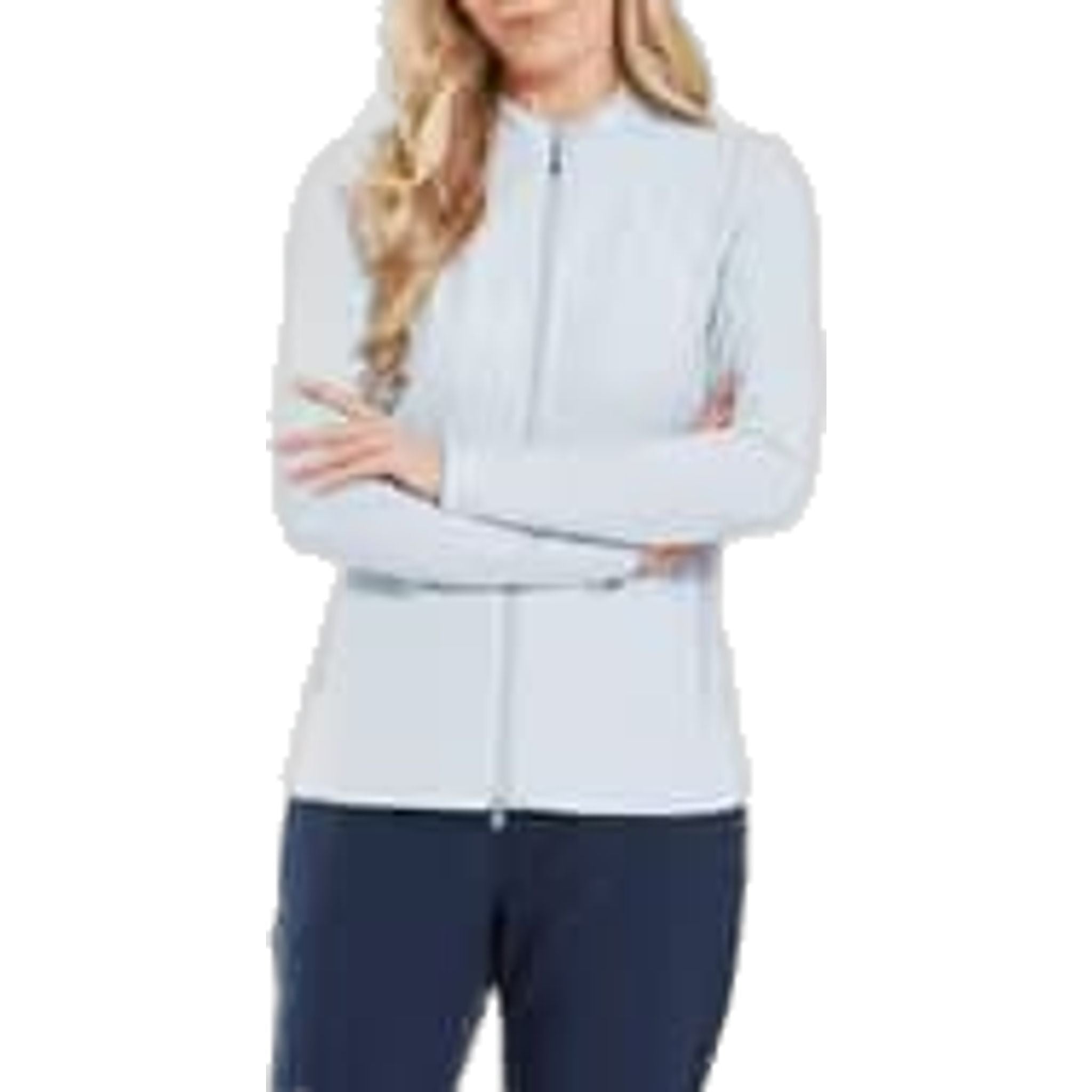 Veste intermédiaire Footjoy à fermeture éclair intégrale et motif en relief pour femme