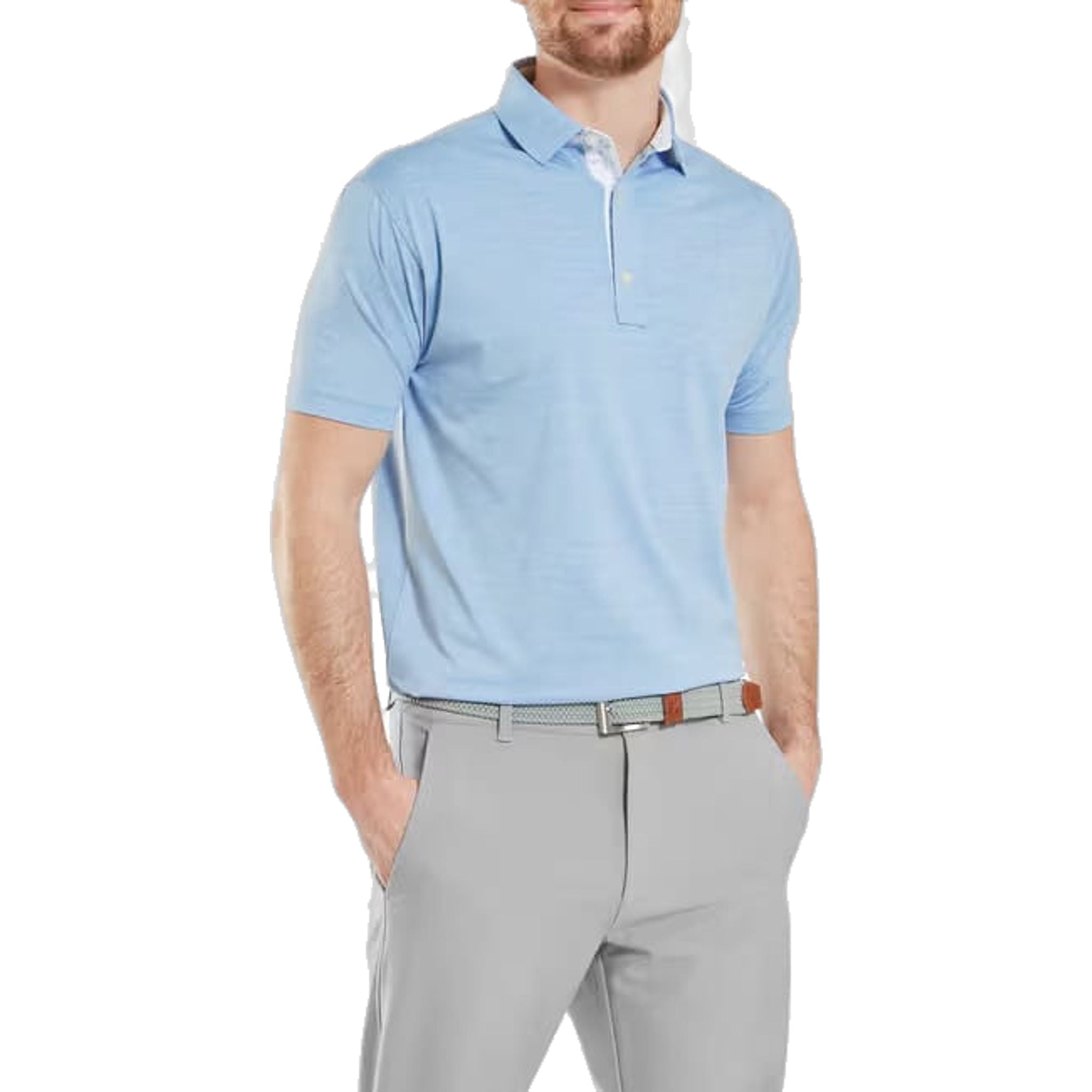 Footjoy Heather Lisle avec Trim Polo Homme