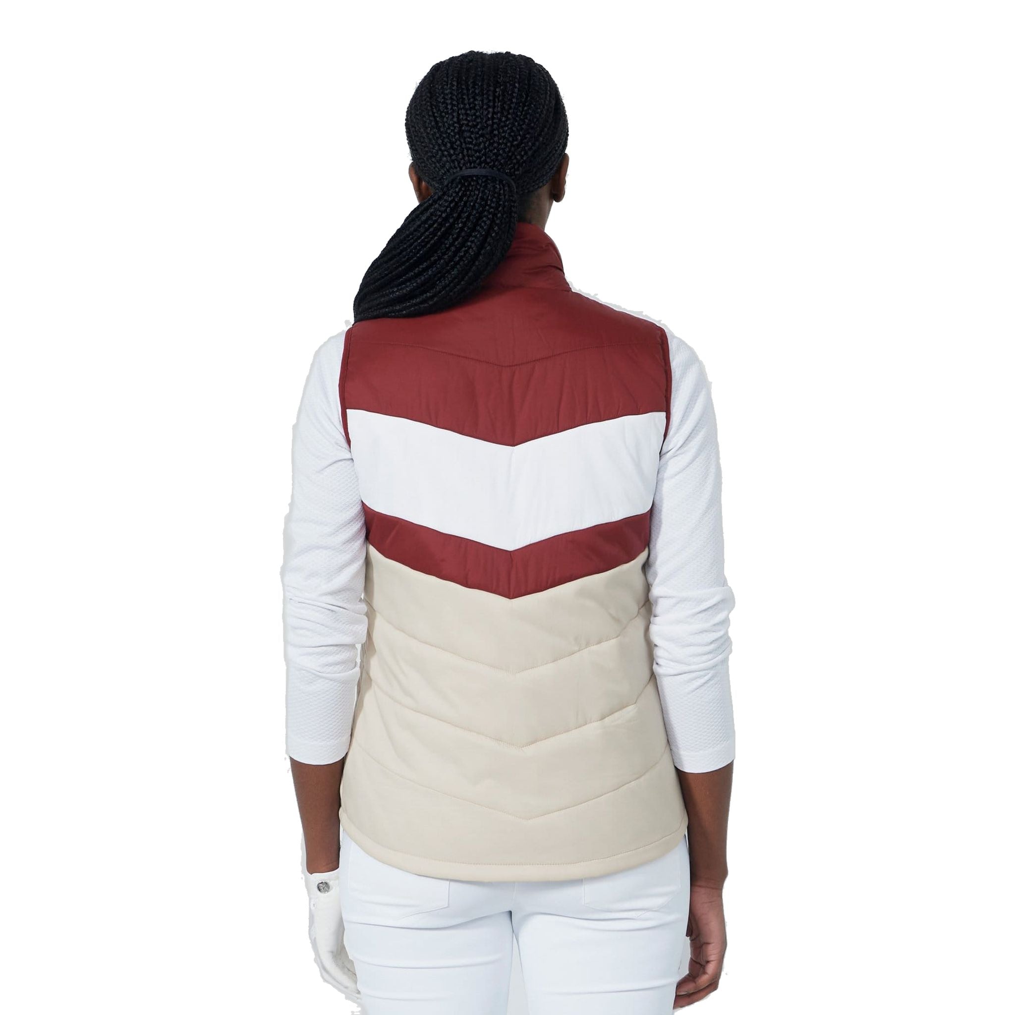 Gilet matelassé à rayures Daily Sports pour femme