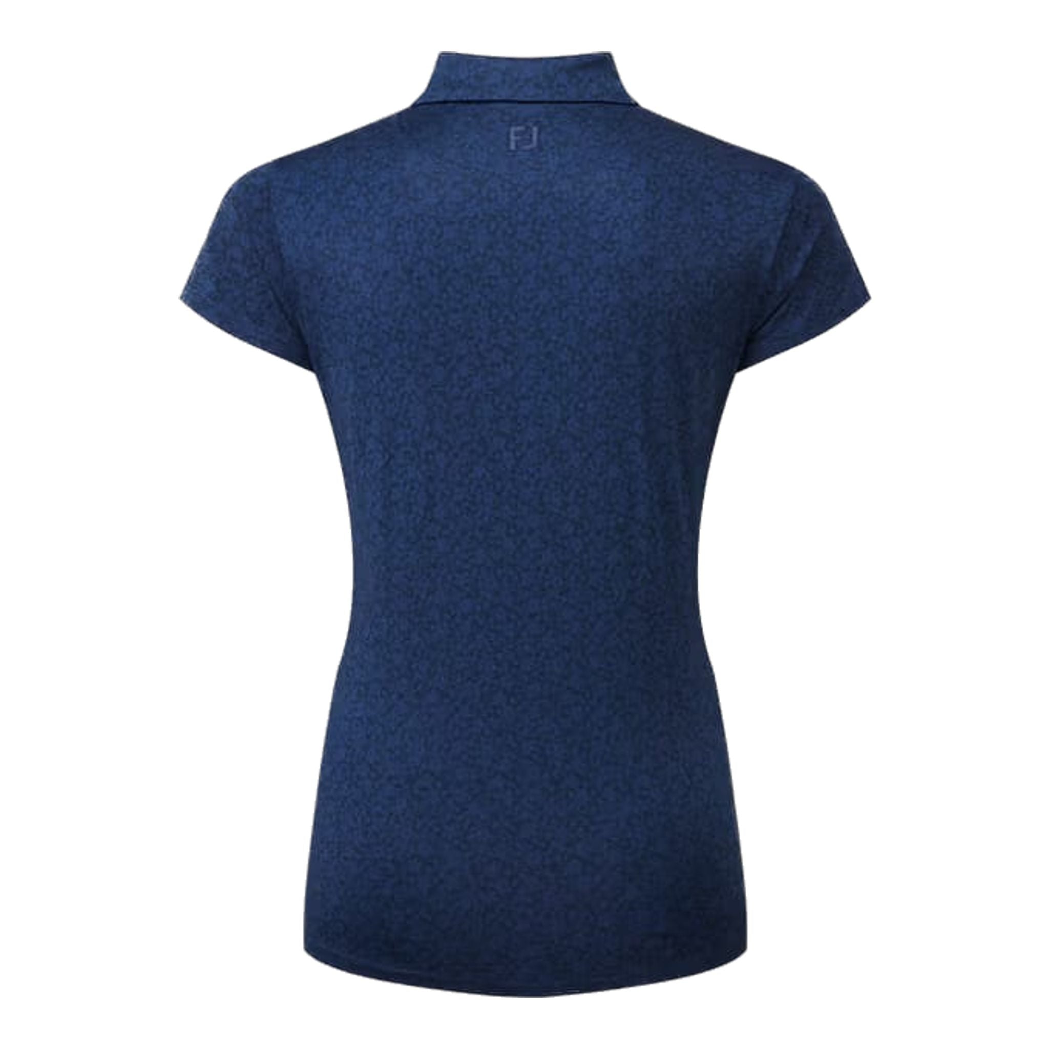 Polo Footjoy Lisle à manches courtes et motif floral peint pour femme
