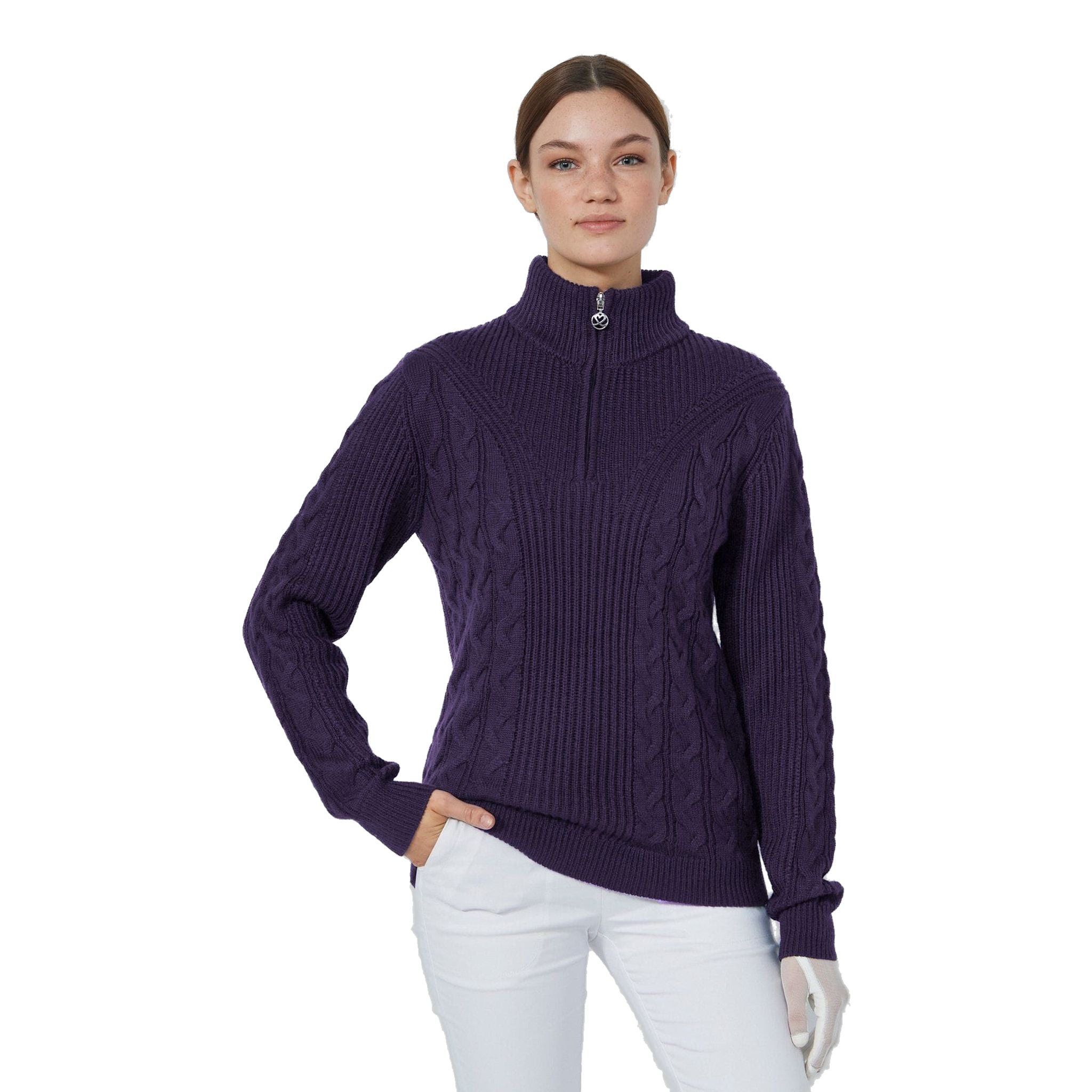 Daily Sports Lined Cable Pullover Damen