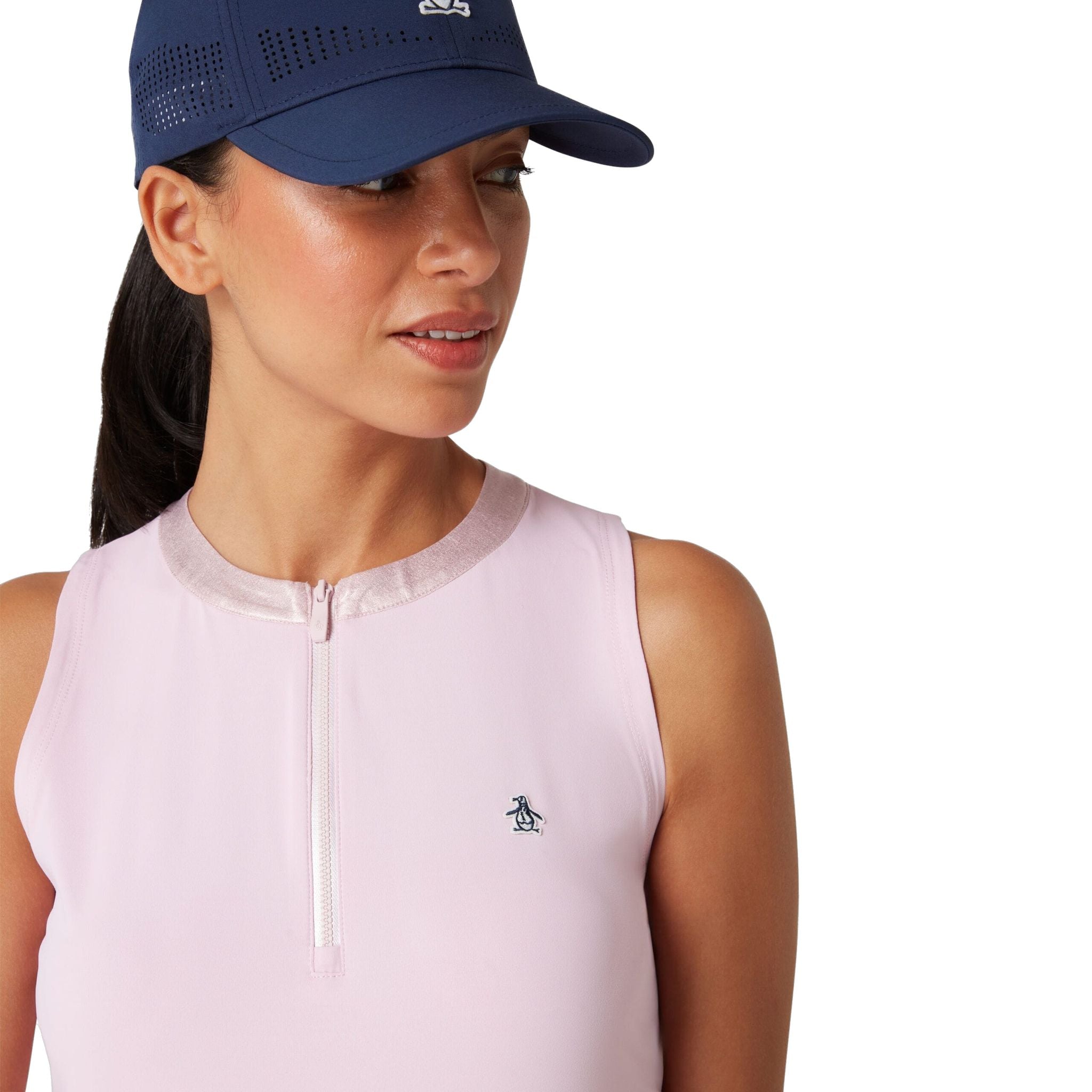 Original Penguin Mock Colorblock Shirt Damen