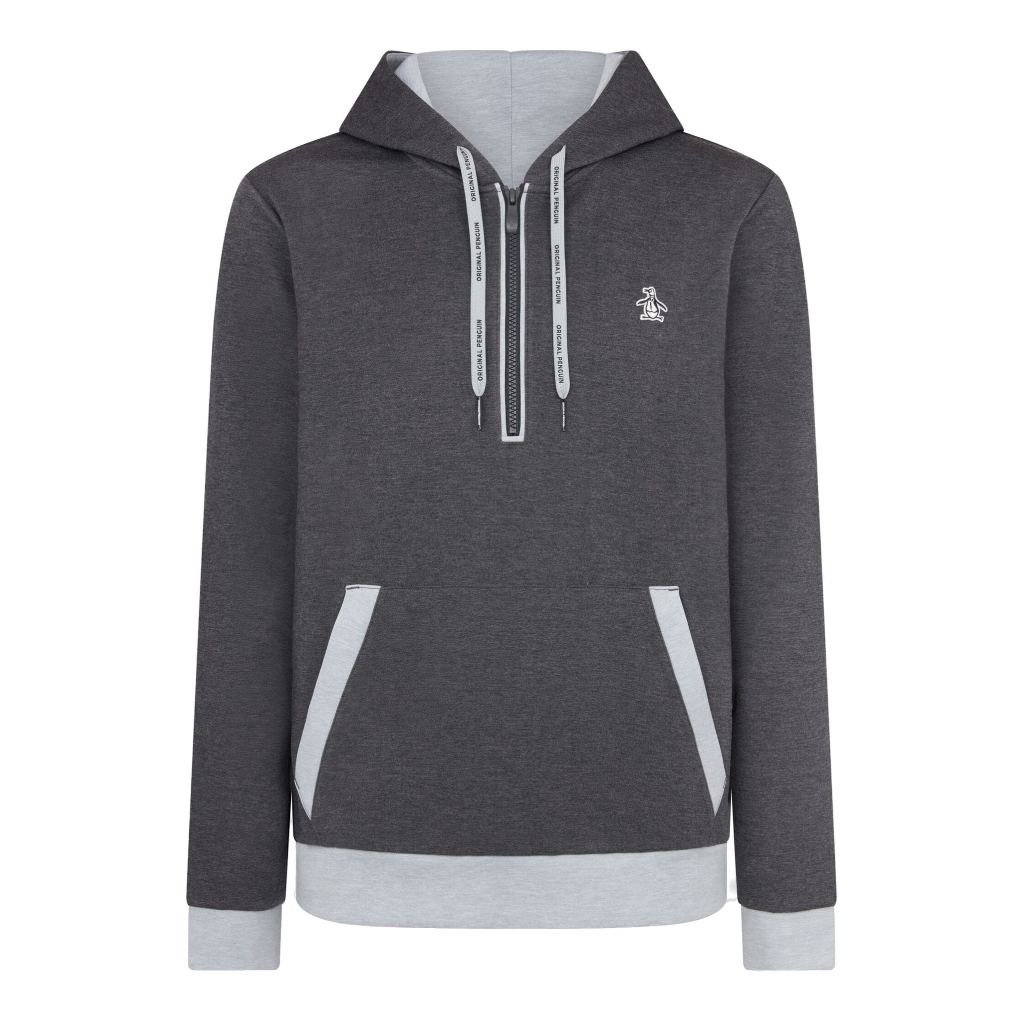 Sweat à capuche Original Penguin 1/4 Zip Color Block pour homme