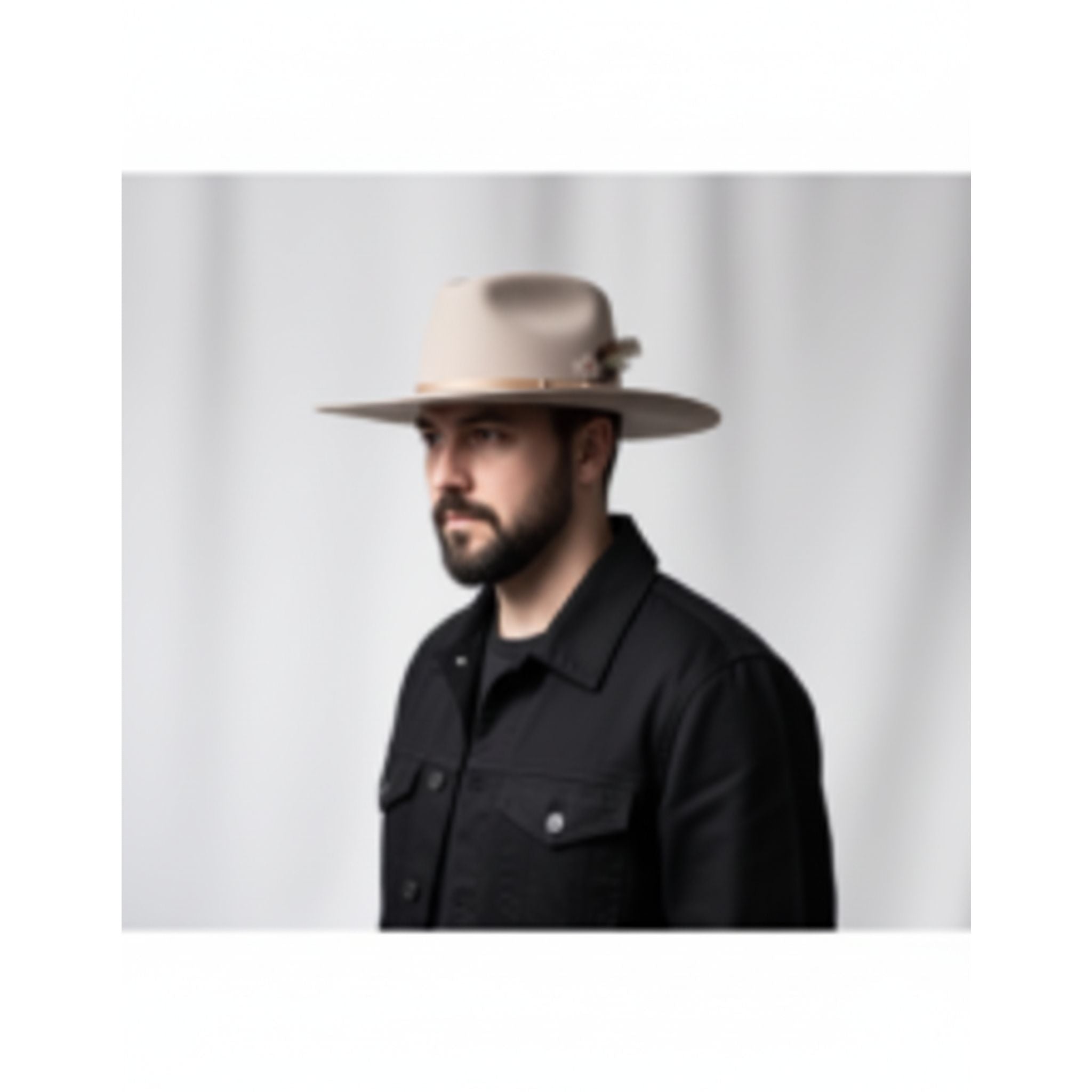 Agentur Erwin Reithmeier Trilby Stoff-Hut Beige L