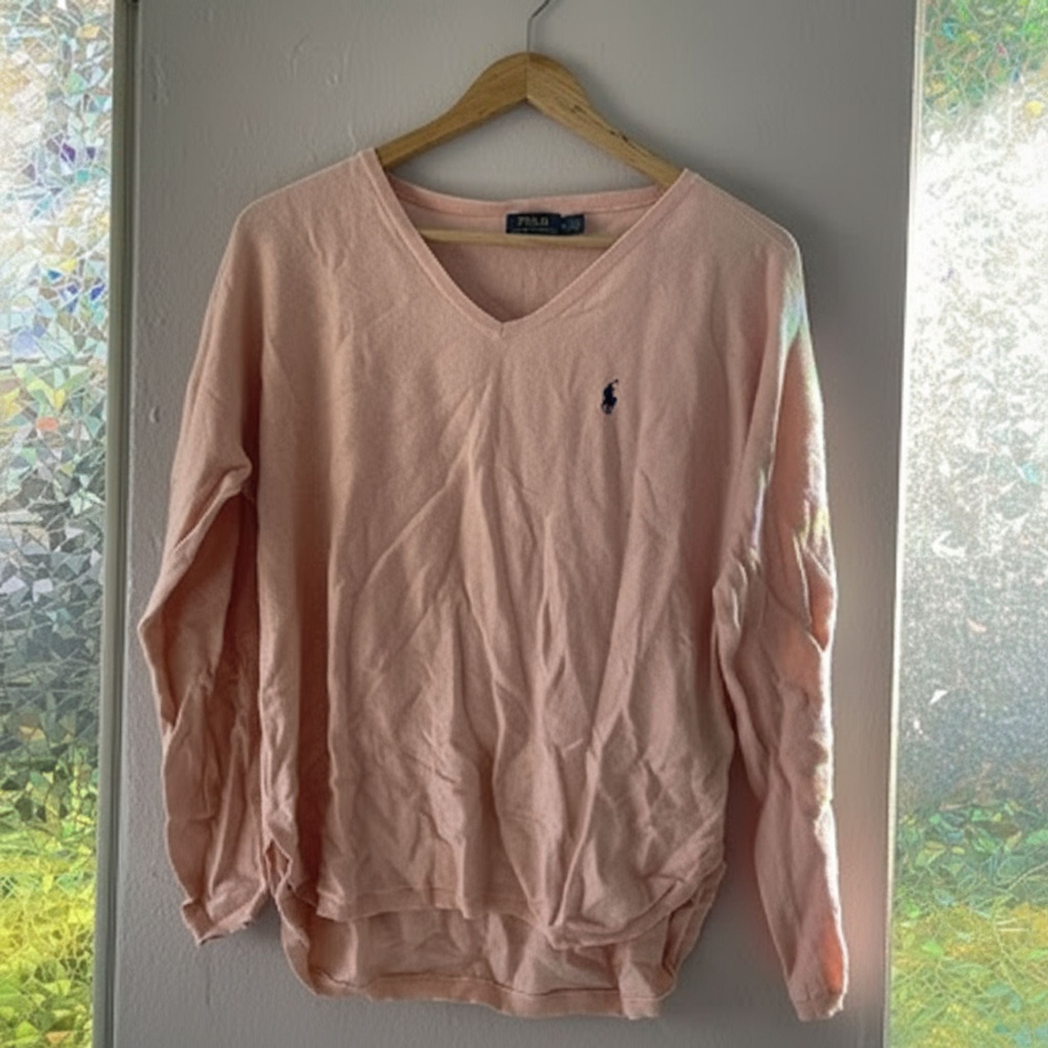 Ralph Lauren Vnecklong Sleeve Pullover Damen