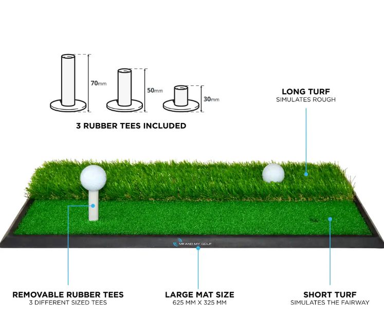 Tapis de frappe 2 en 1 Me and My Golf Dual Turf