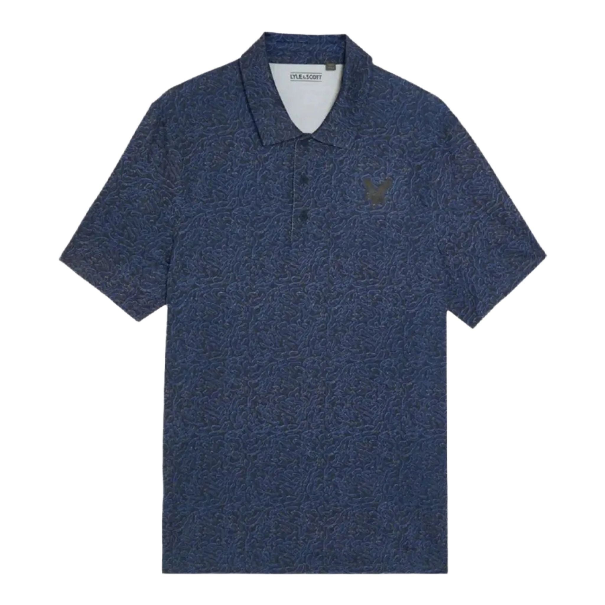 Lyle & Scott Polo imprimé micro contour hommes