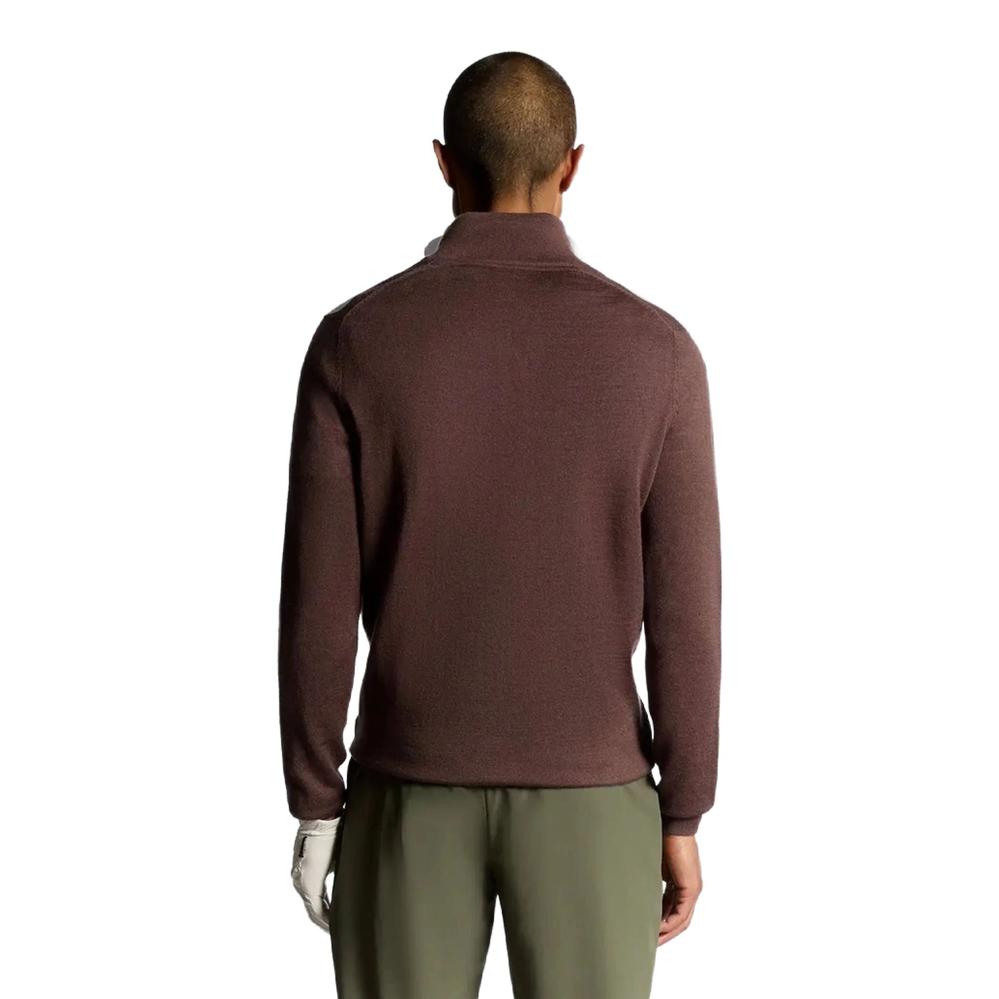 Lyle & Scott Pull zippé 1/4 pour hommes