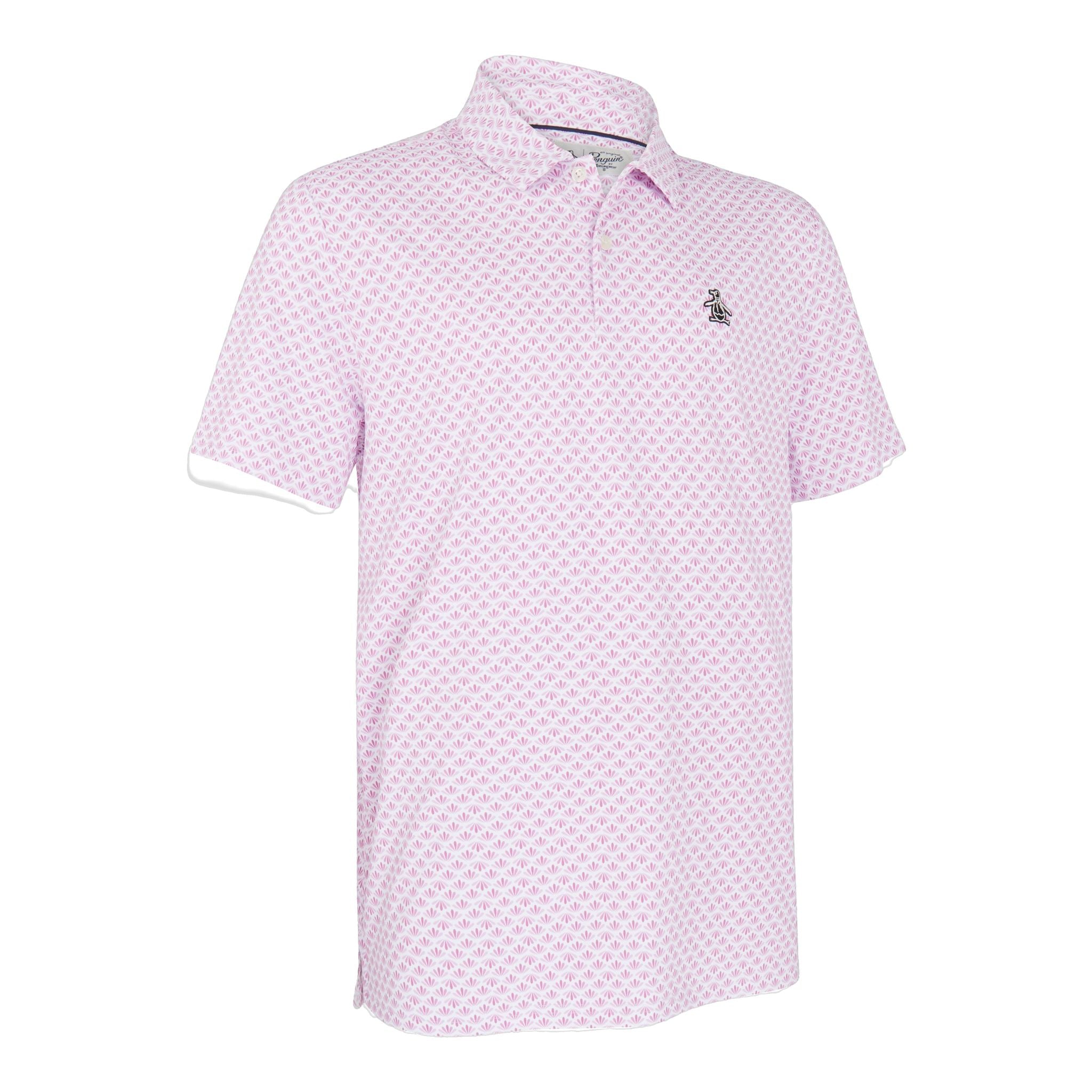 Polo Original Penguin SS à imprimé géométrique rétro pour homme