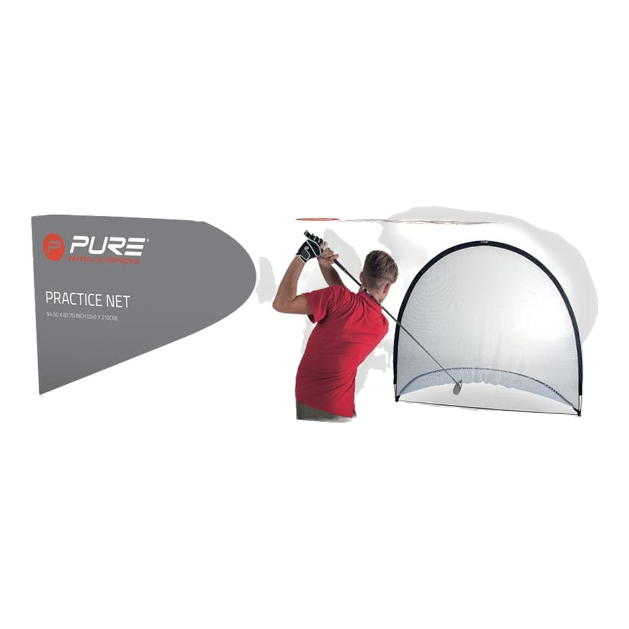 Filet d'entraînement Pure 2 Improve 2,4 x 2,1 m