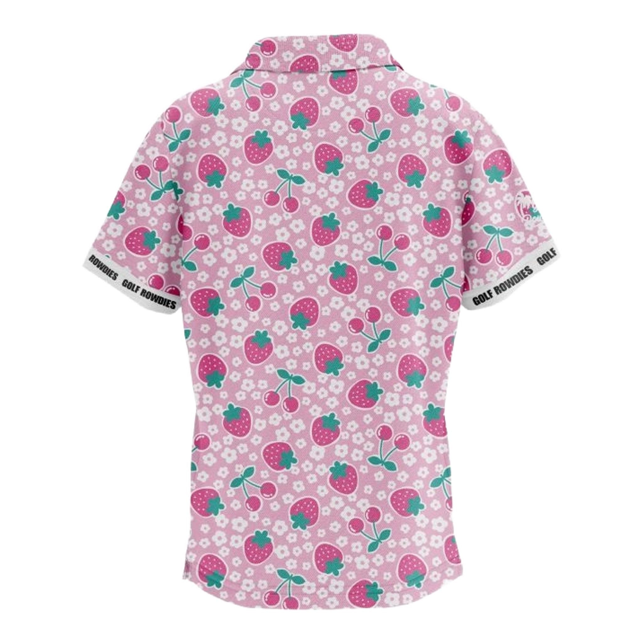 Golf Rowdies Polo Junior Fraise
