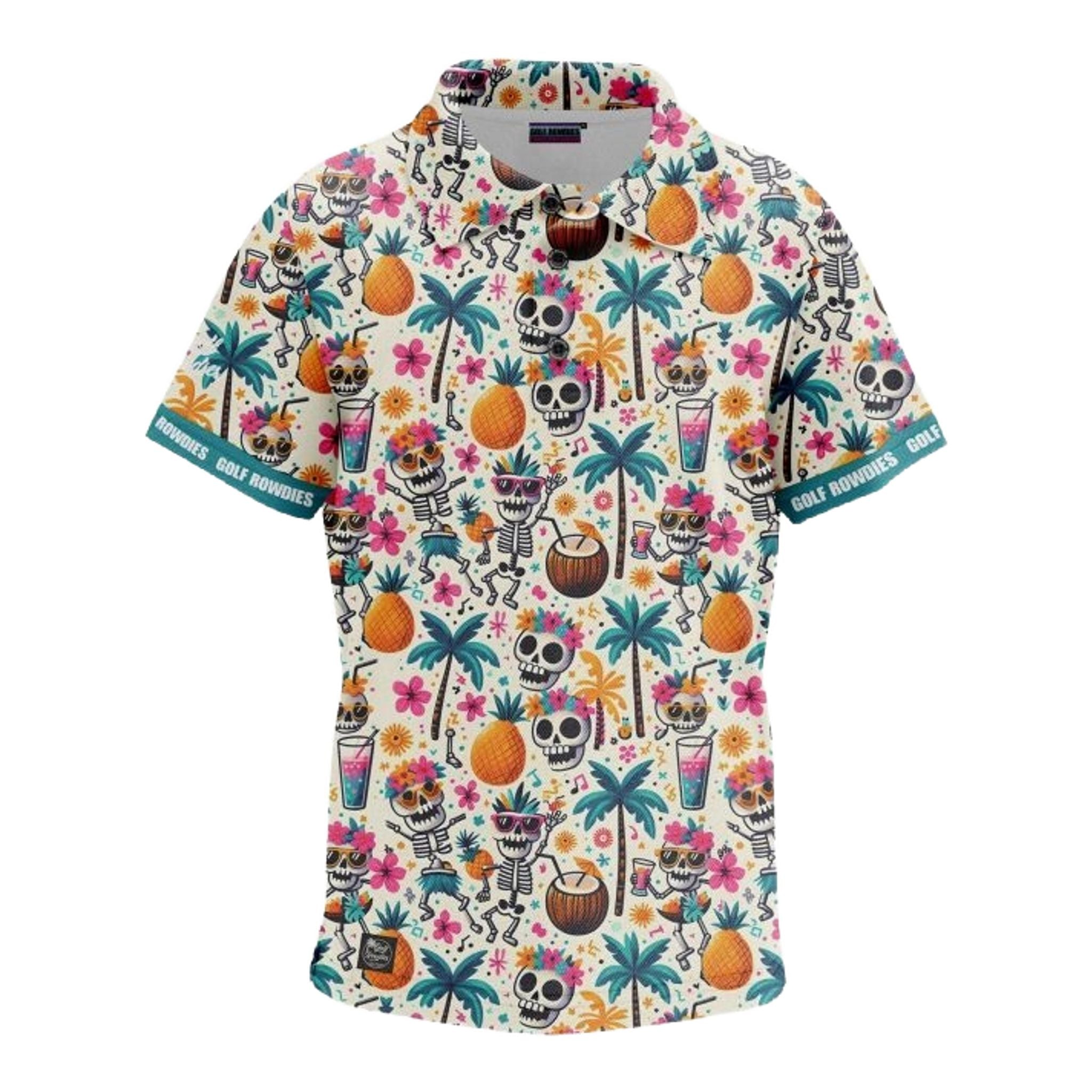 Golf Rowdies Coconut Junior Polo