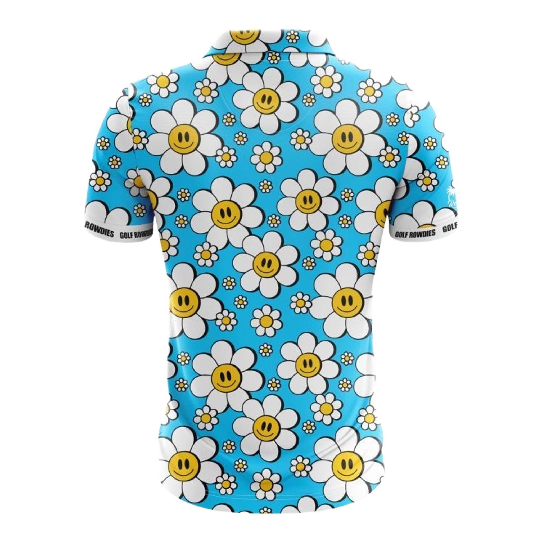Polo homme Golf Rowdies Happy Flower