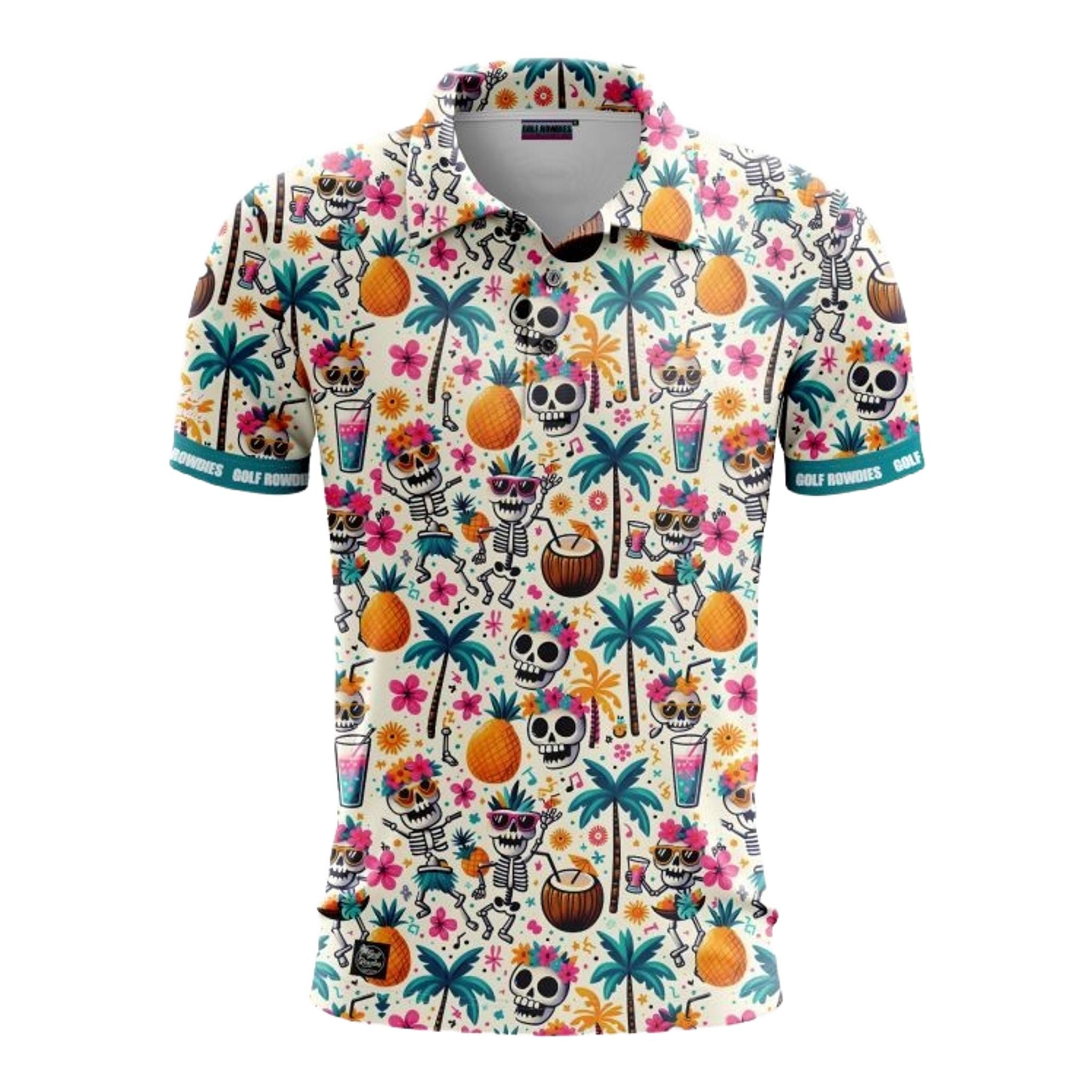 Polo de golf Rowdies en noix de coco pour hommes