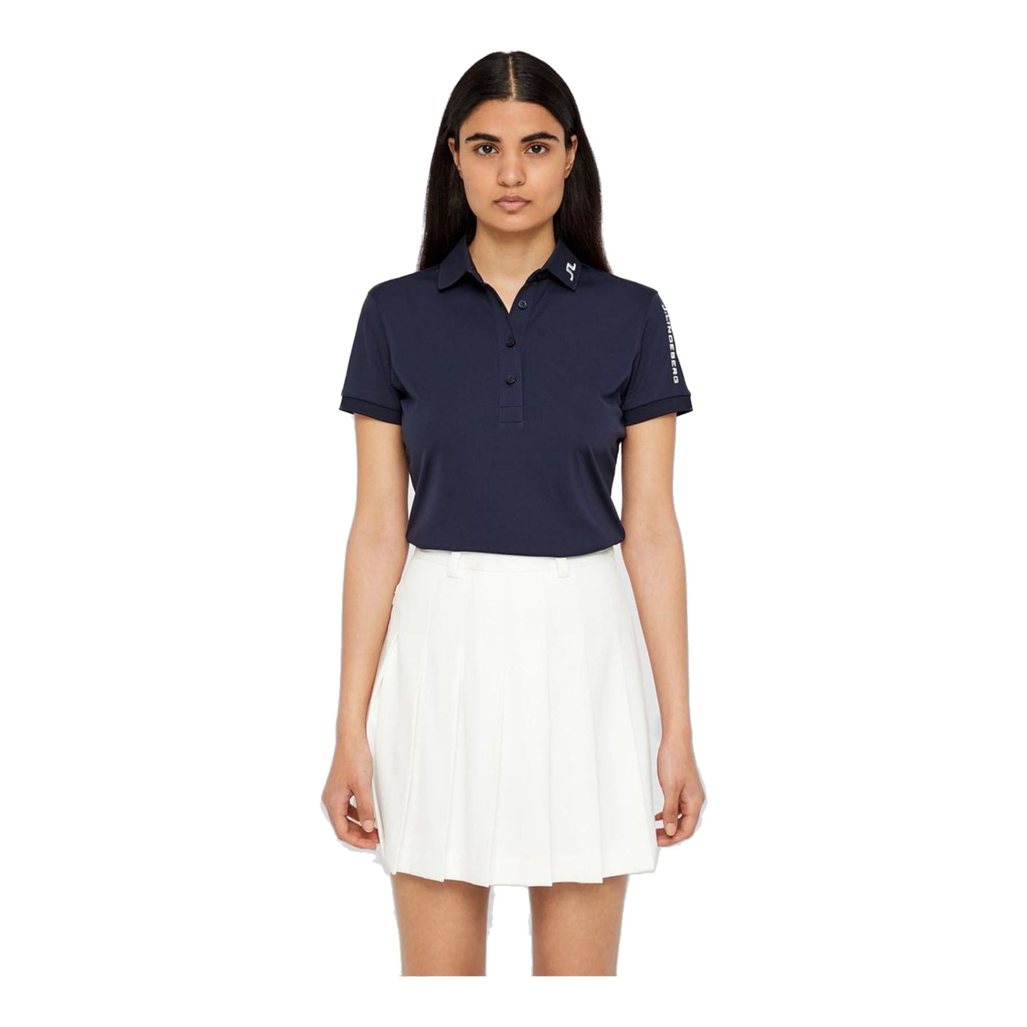 Polo J. Lindeberg W Tour Tech slim TX Jersey JL bleu marine femme