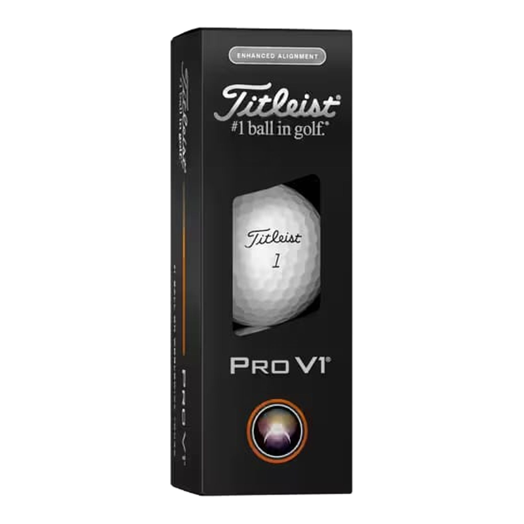 Balles de golf Titleist Pro V1 Elongated Alignment (2025)