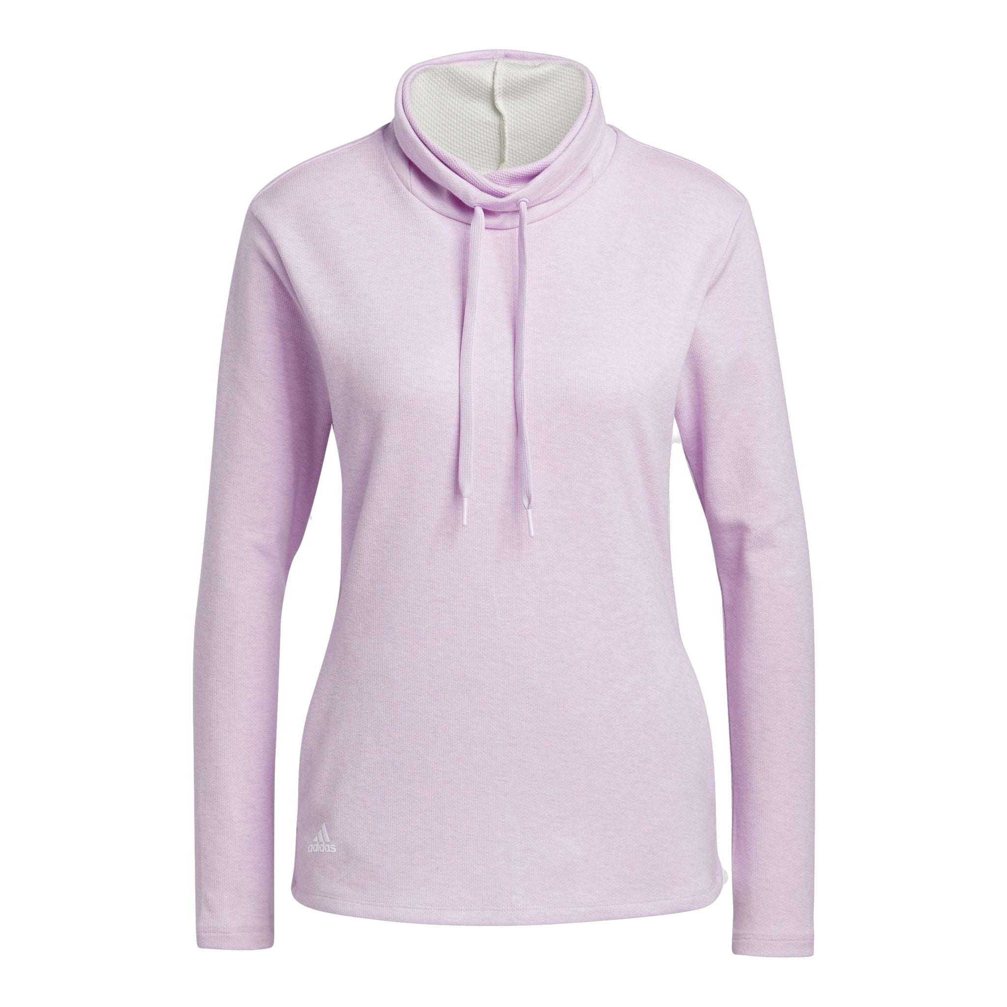 Pull de golf montant Adidas Melange Bliss Lilac Mel Da pour femme