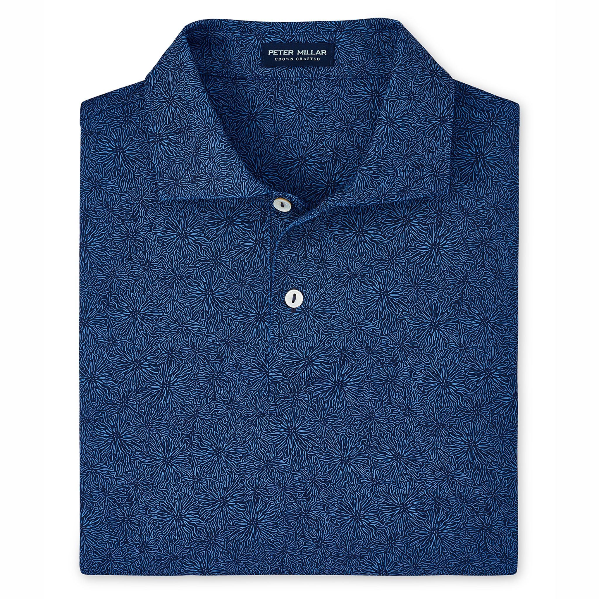 Peter Millar Amos Performance Jersey Polo Homme Marine Homme