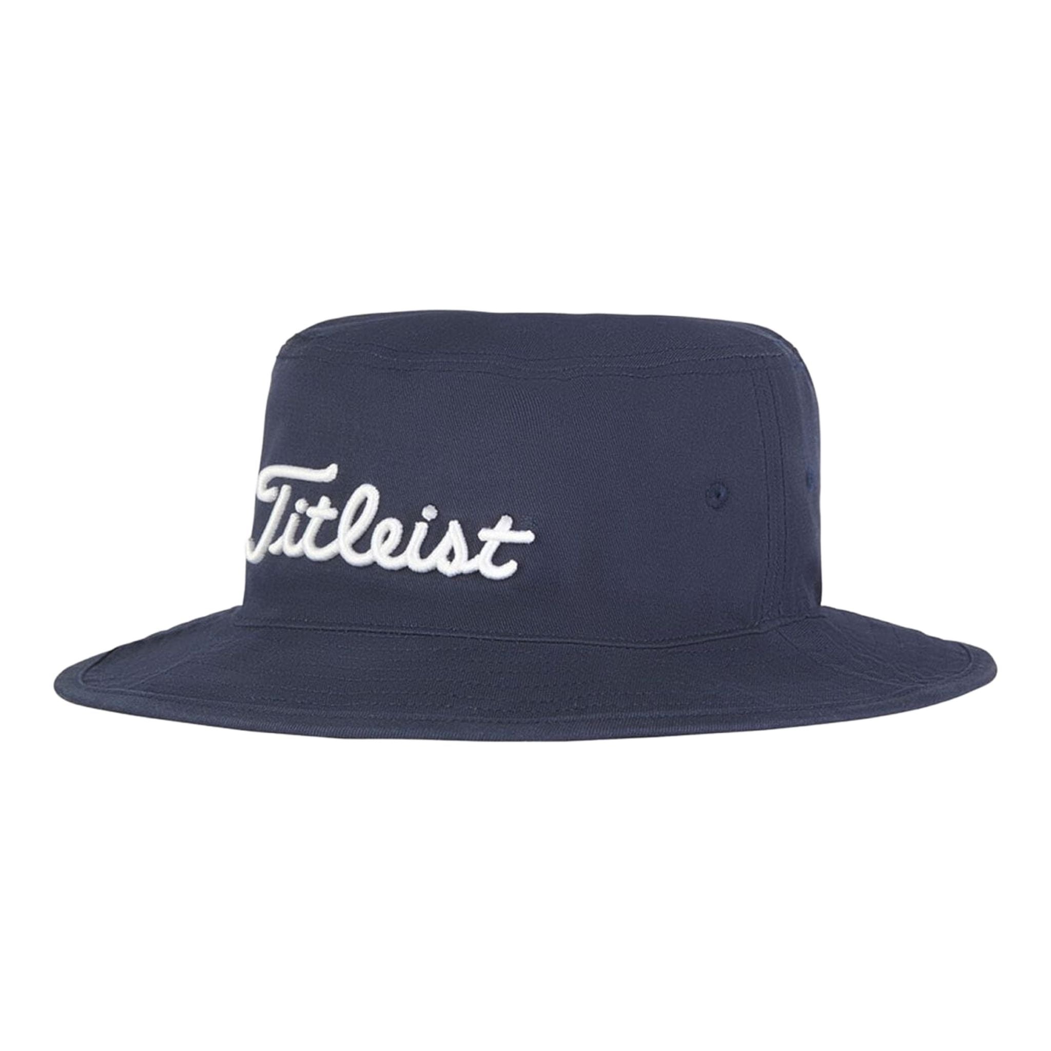 Casquette Titleist Hut Nantucket Cotton Stripe Bucket ajustable blanche pour homme