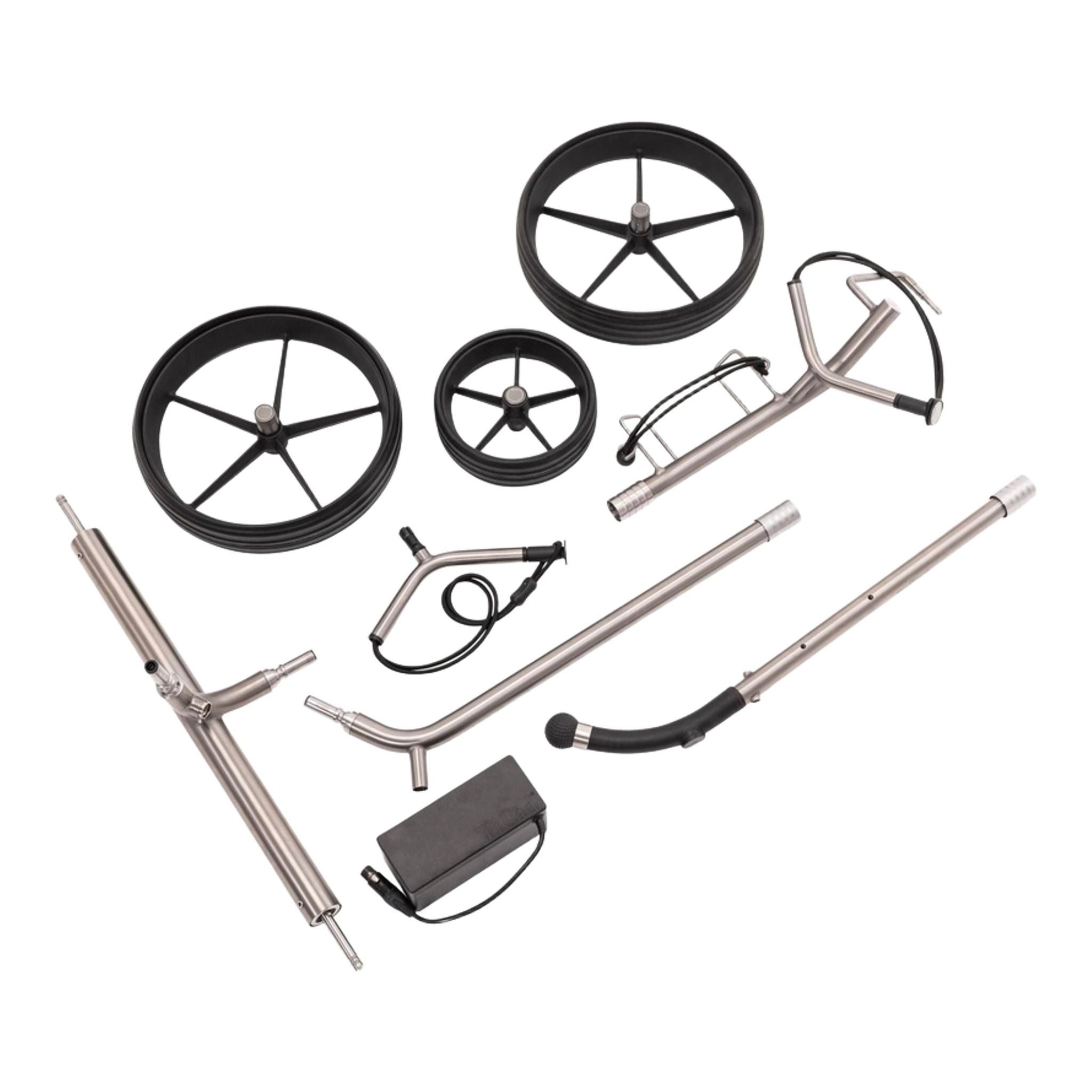 Chariot électrique TiCad Goldfinger avec commande par poignée rotative