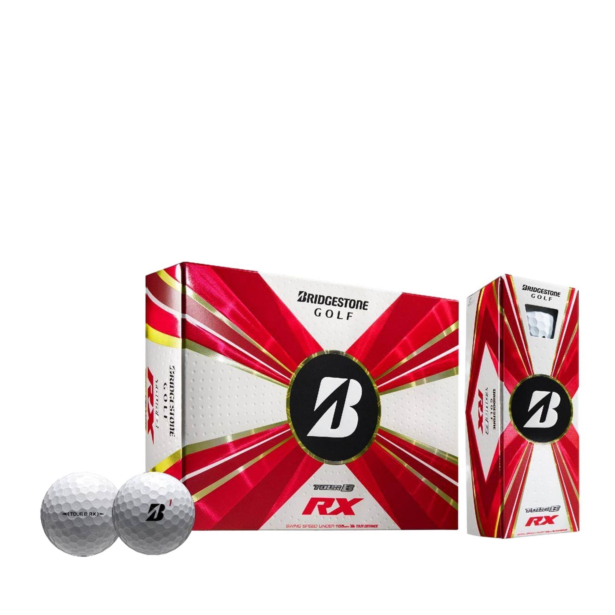 Balles de golf Bridgestone Tour B RX (12 pièces)
