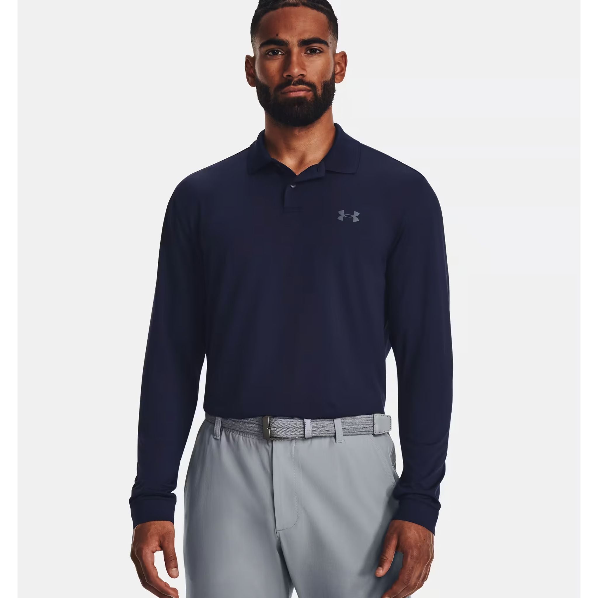 Polo à manches longues Under Armour Performance 3.0 pour homme