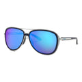 Lunettes de soleil Oakley W Split Time Navy Prizm Sapphire polarisées pour femmes