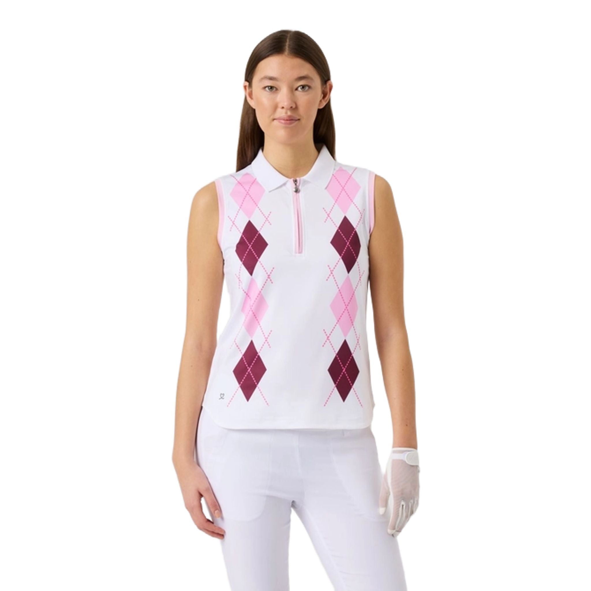 Daily Sports Argyle SL Poloshirt Damen