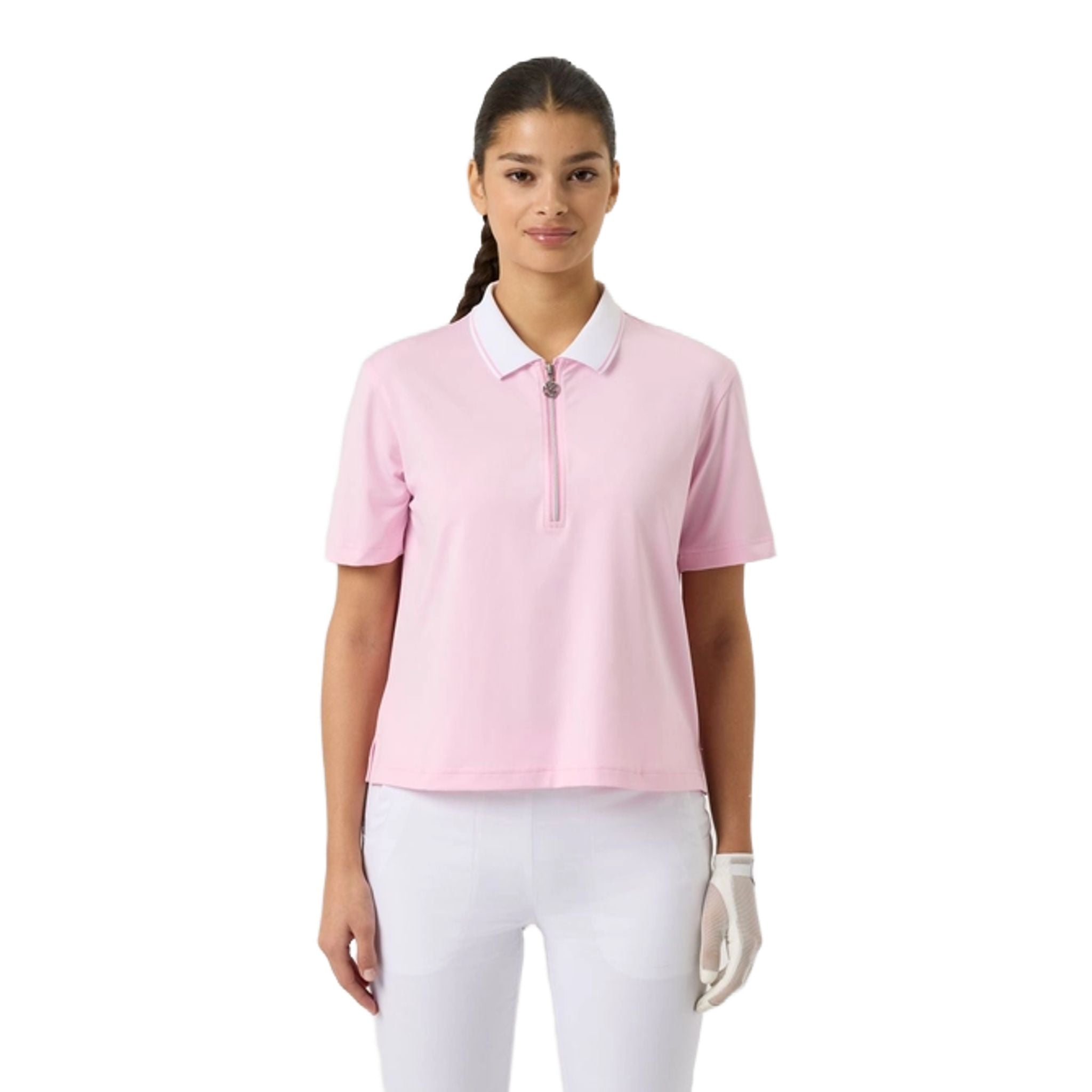 Daily Sports Cropped SS Poloshirt Damen