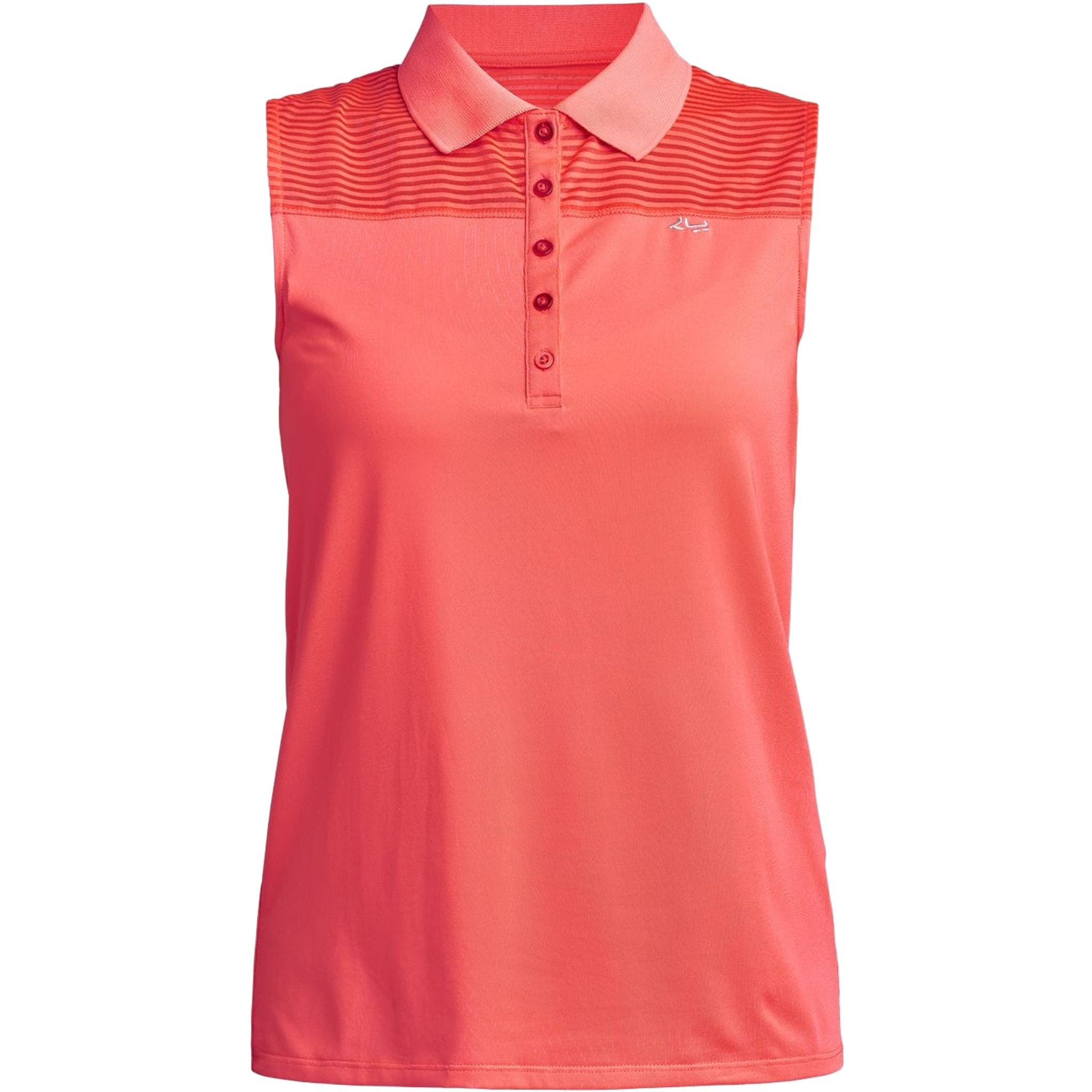 Polo Röhnisch W Miko SL rose fluo pour femme