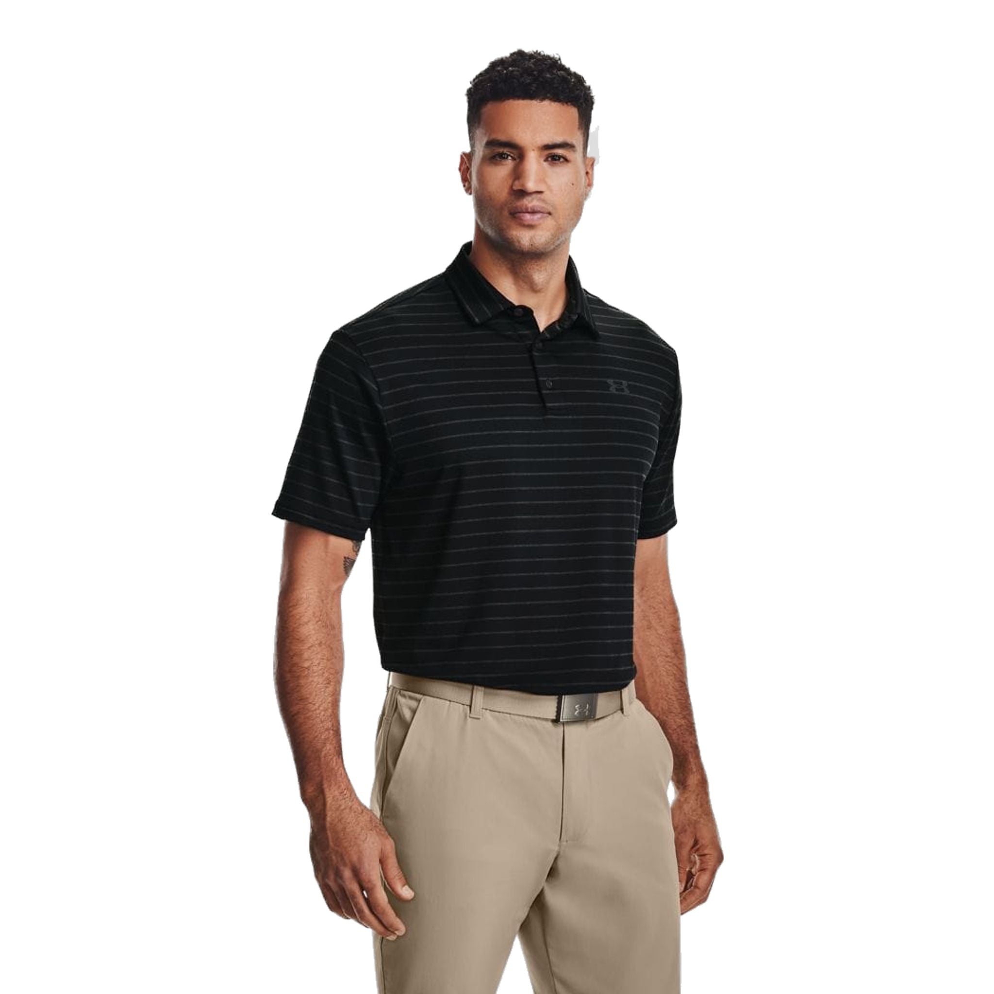 Polo Under Armour Playoff 2.0 Noir/Gris de jais/Gris foncé Homme