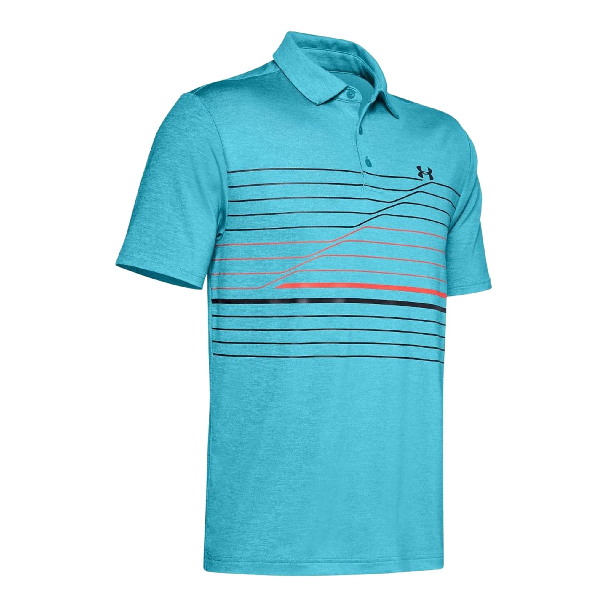 Polo Under Armour Playoff 2.0 Escape/Bleu/Noir Homme