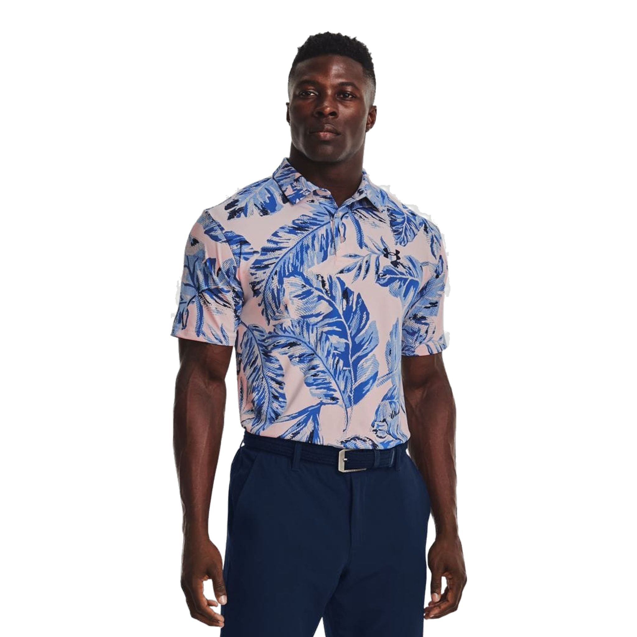 Polo Under Armour Playoff 2.0 Rush Red Tint/Victory Blue/Acad Homme