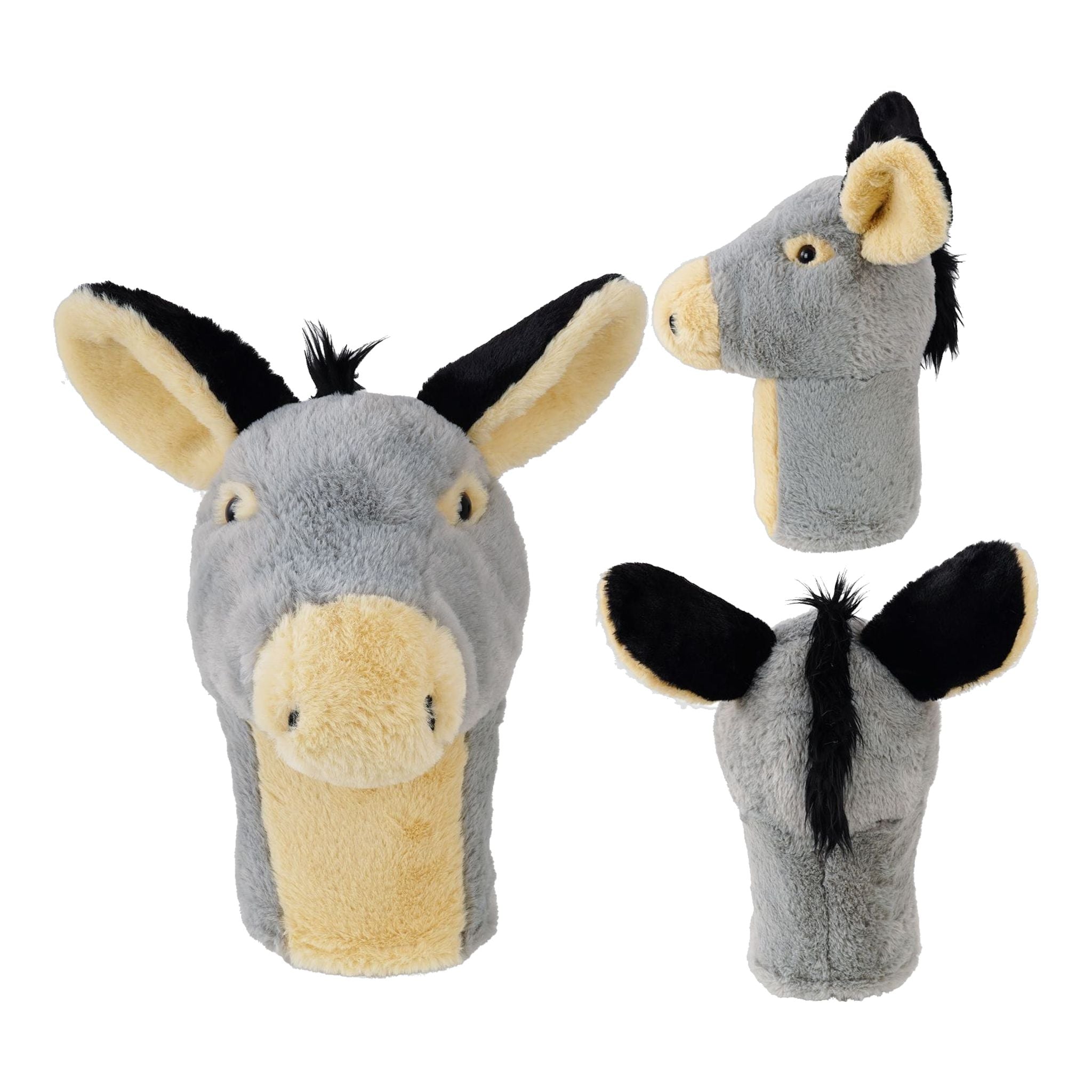 Couvre-tête de tête de marionnettes Couvre-tête de conducteur d'âne