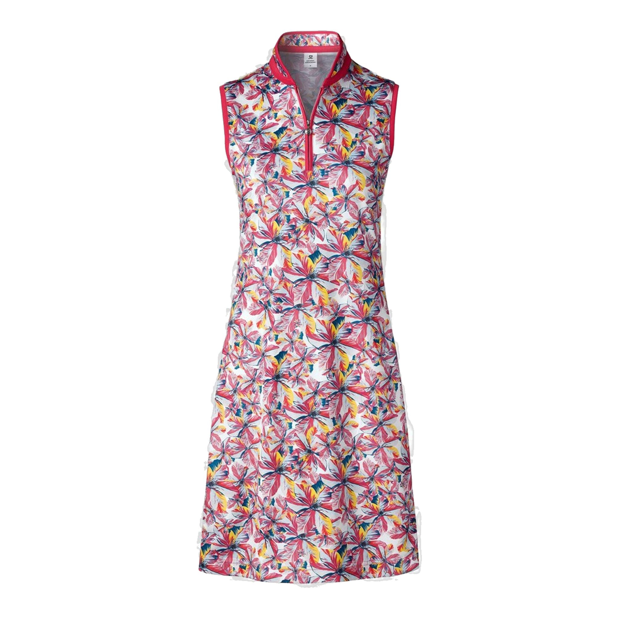 Robe Rickie rouge sans manches pour femme, Daily Sports