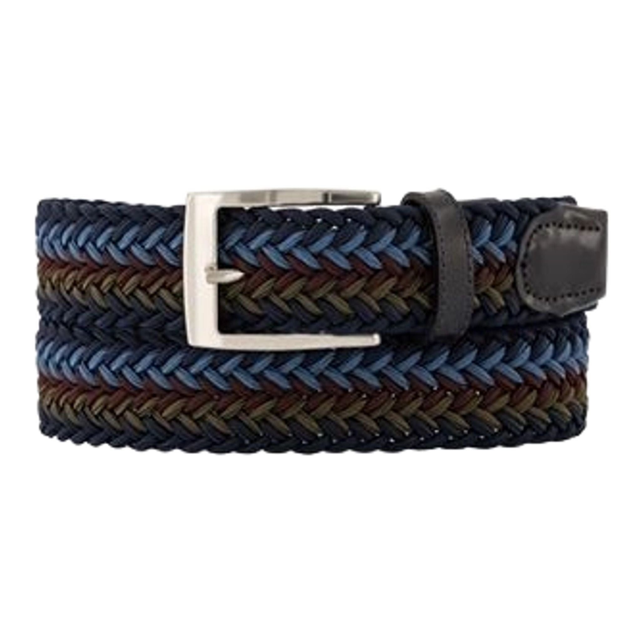 Ceinture tressée multicolore Alberto