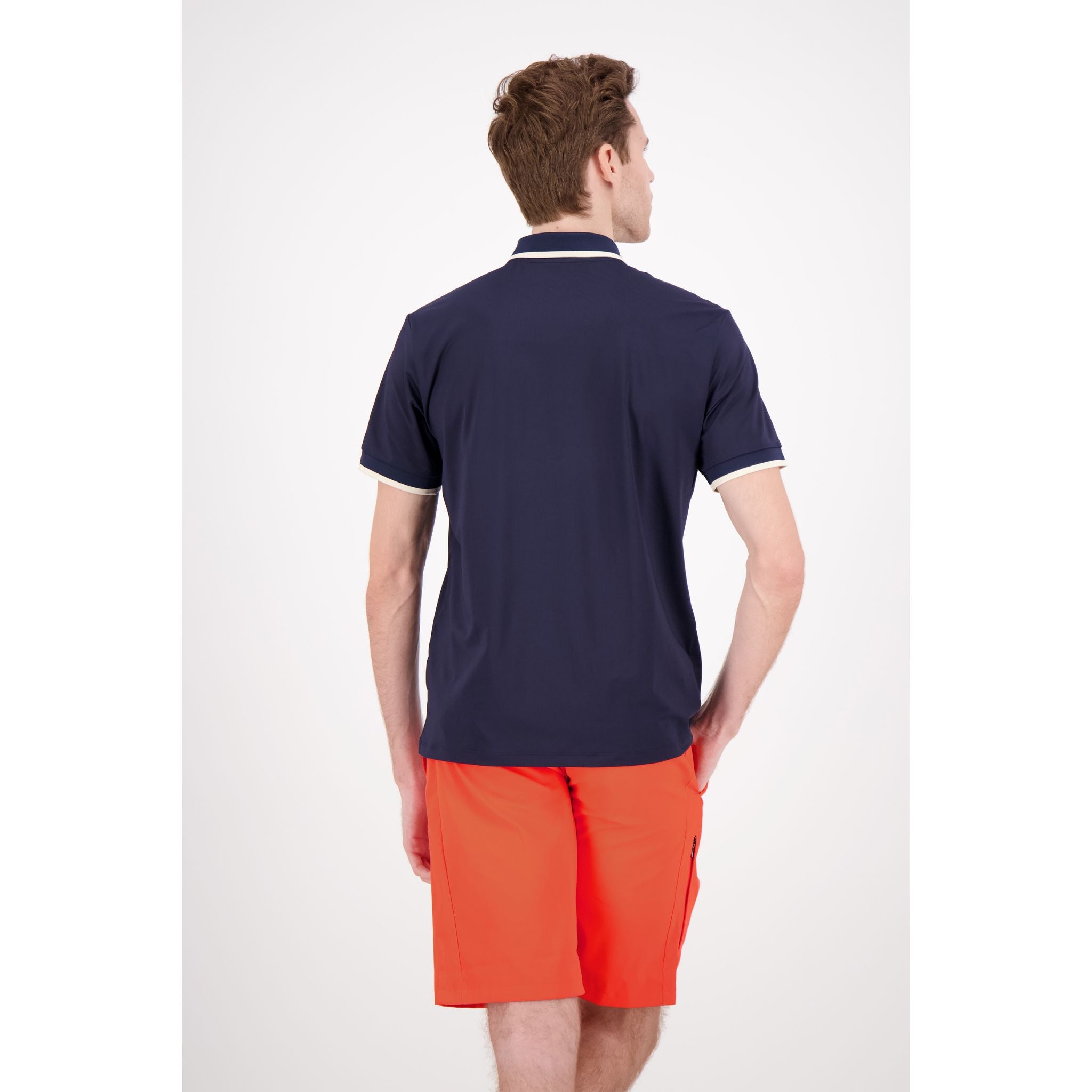 Polo Bogner M Cody SS bleu marine pour homme