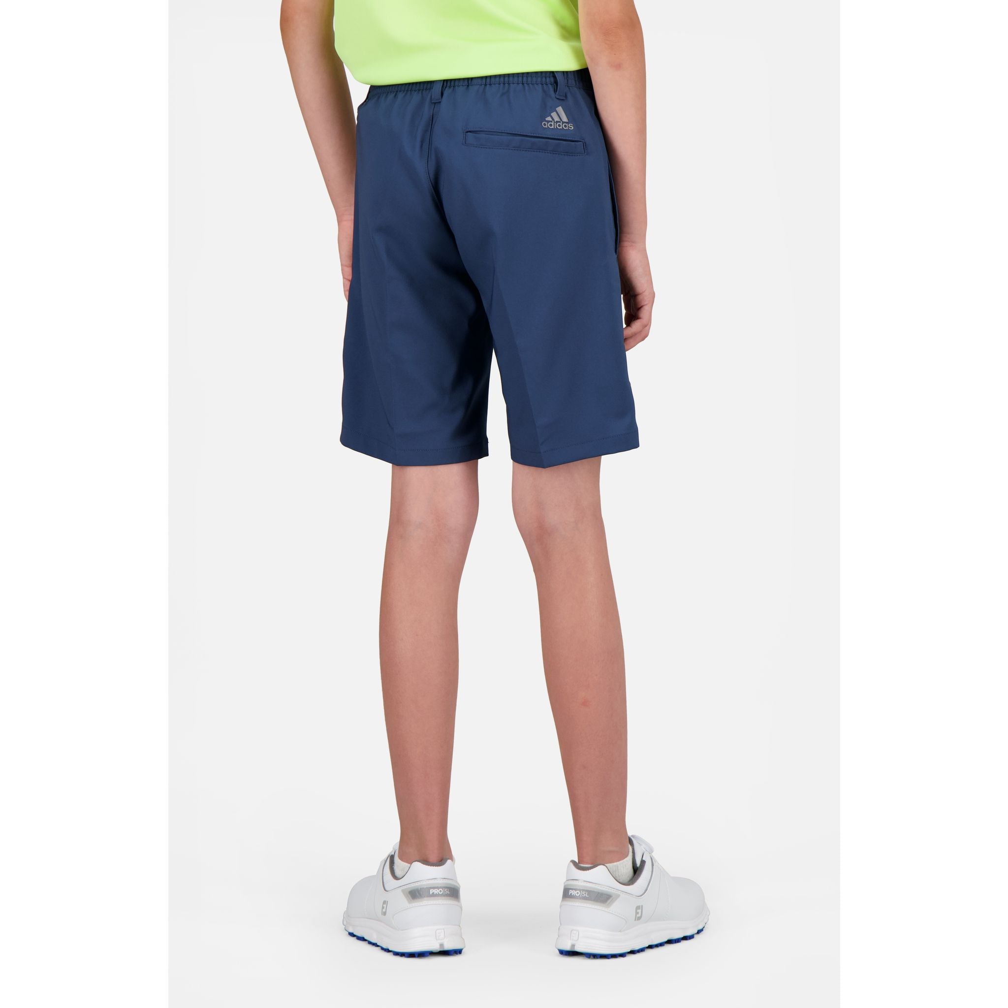 Short Adidas Jr. Ultimate 365 ajustable, col rond, bleu marine