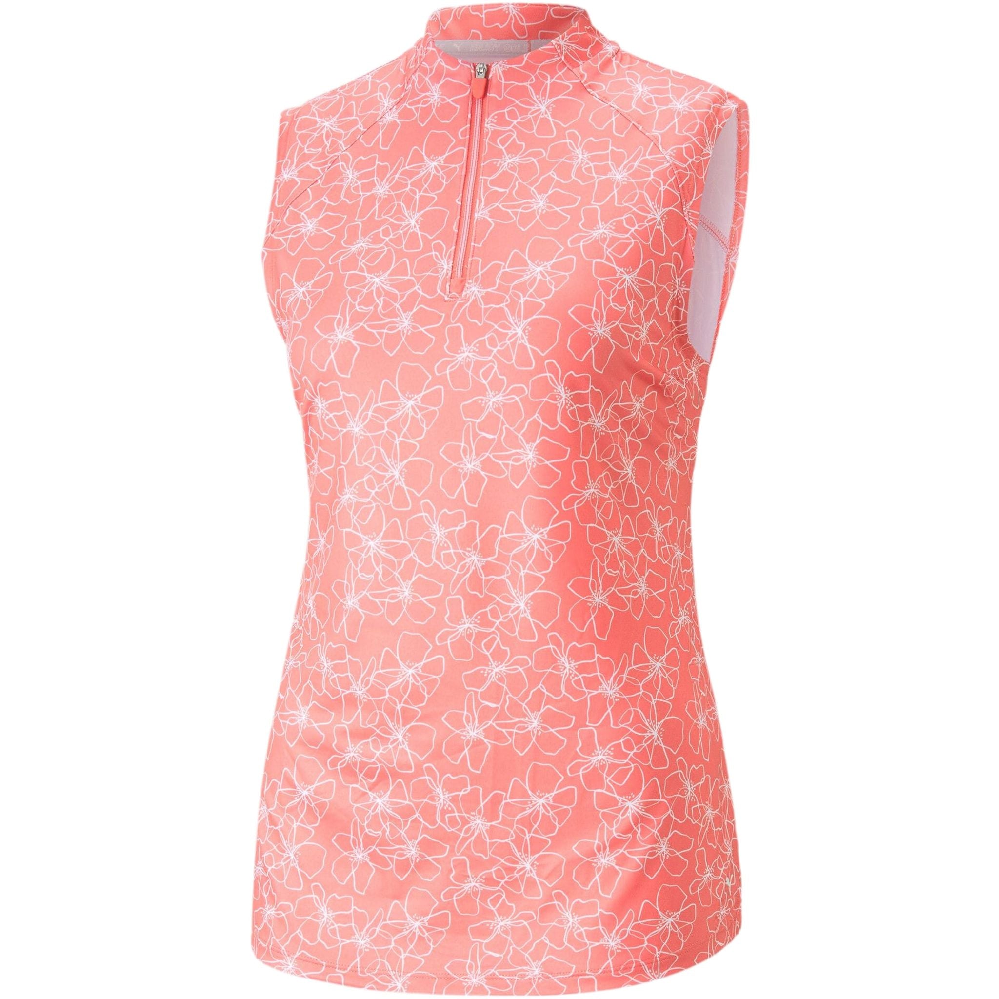 Polo sans manches Puma Cloudspun Island Flower pour femme