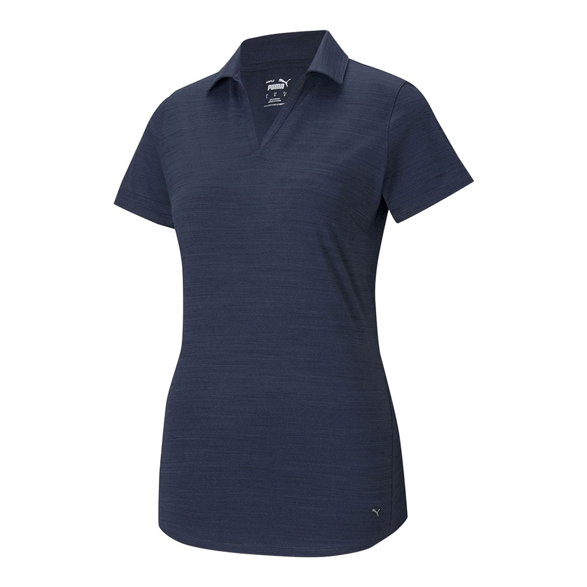 Polo Puma W Cloudspun Free SS bleu marine pour femme