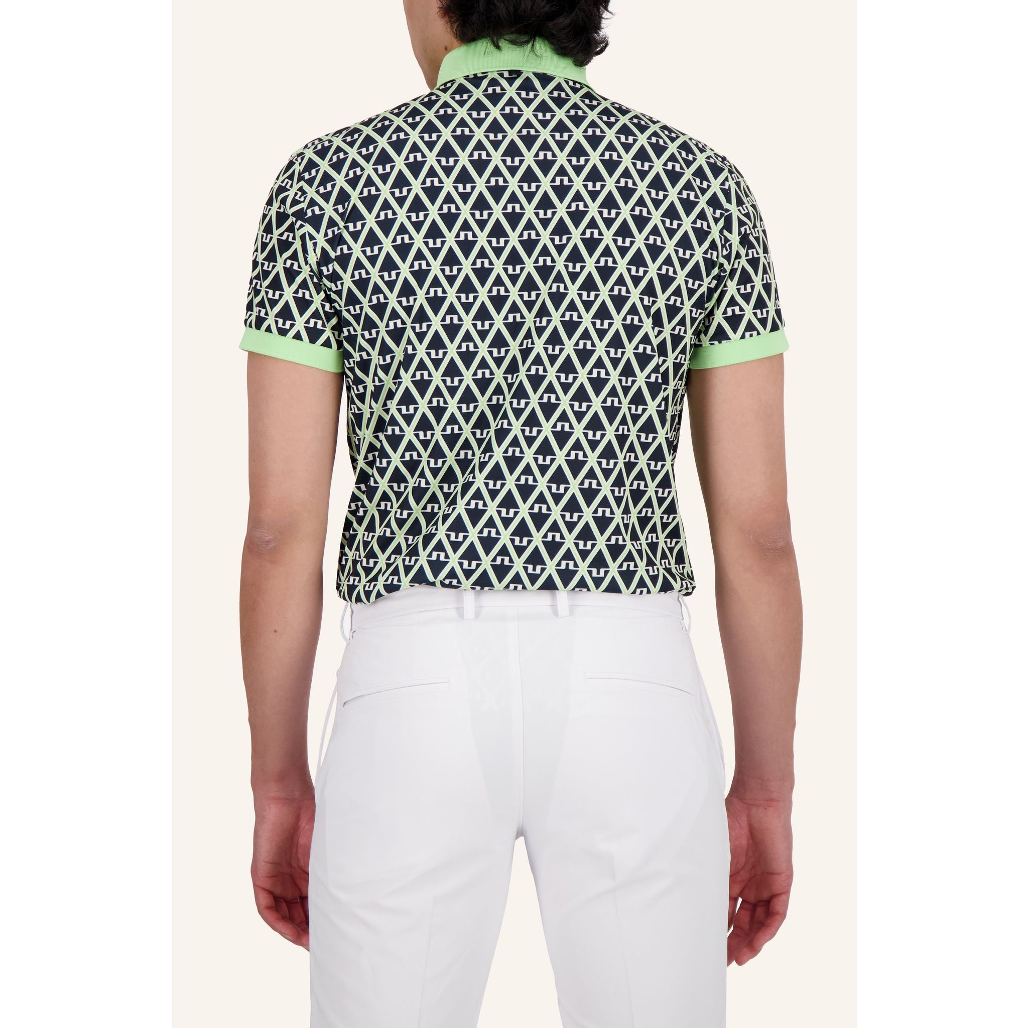 J. Lindeberg Tour Tech Reg Fit Polo imprimé hommes