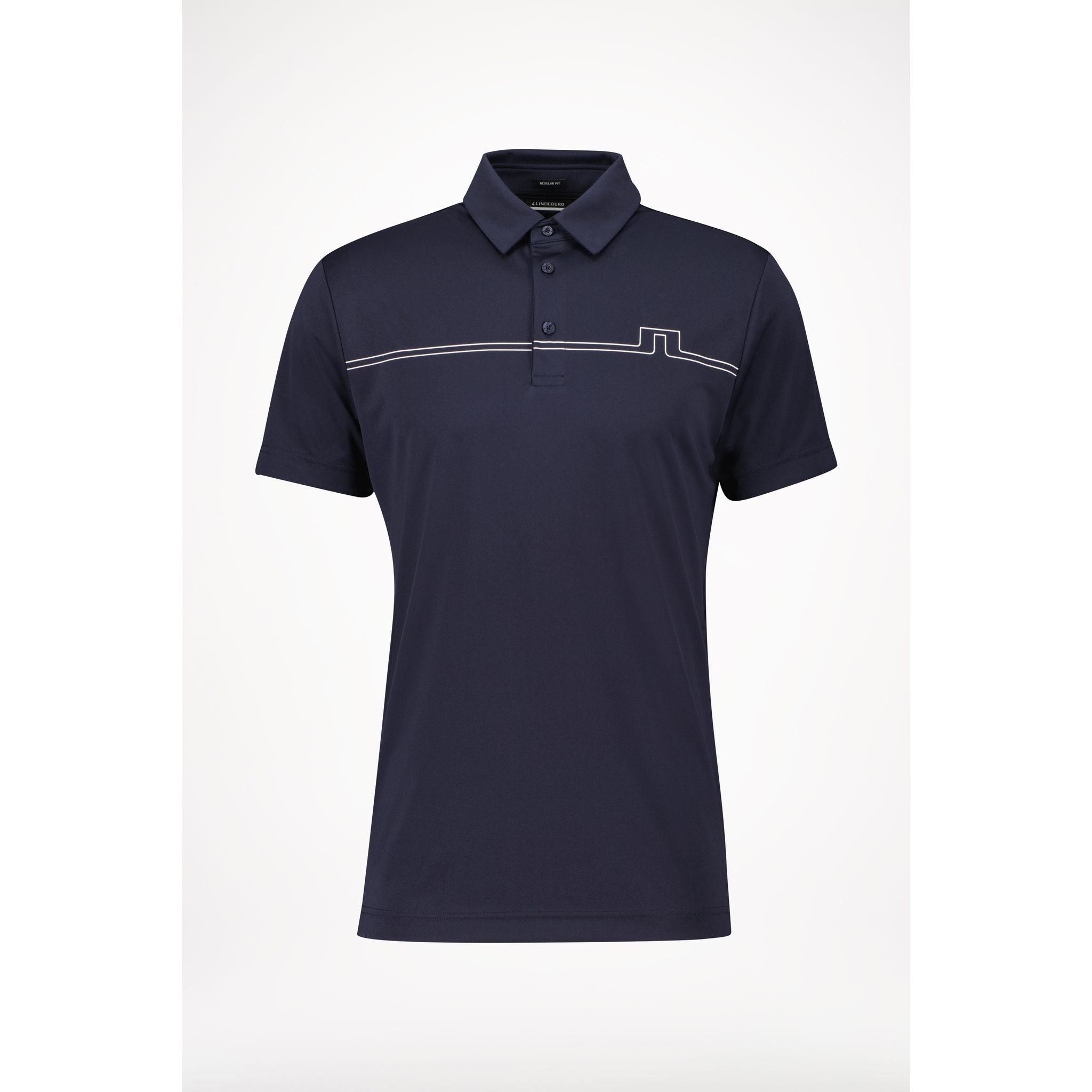 Polo J. Lindeberg M Clay coupe classique manches courtes JL bleu marine homme