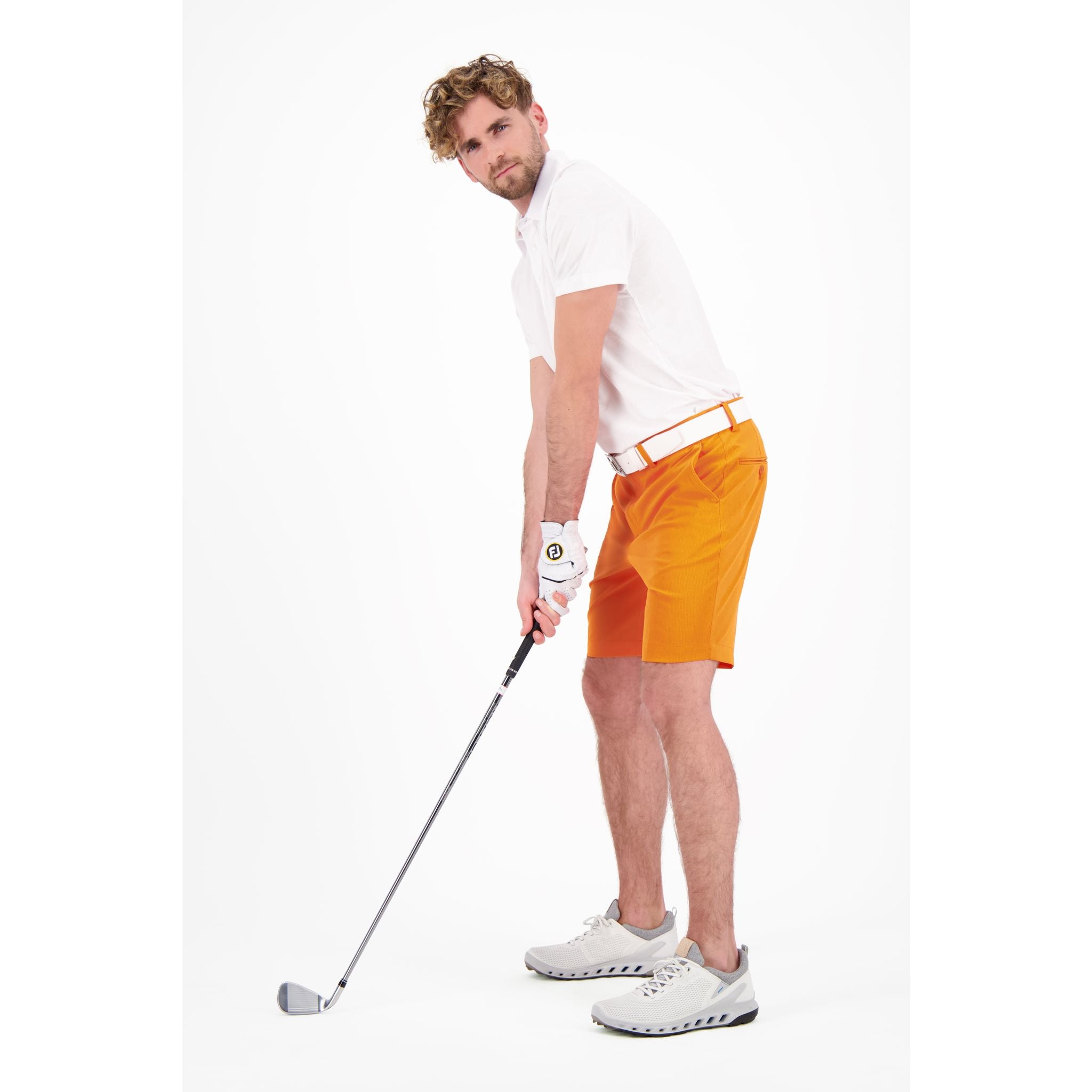 Polo J. Lindeberg M Clide Regular Fit Blanc Homme