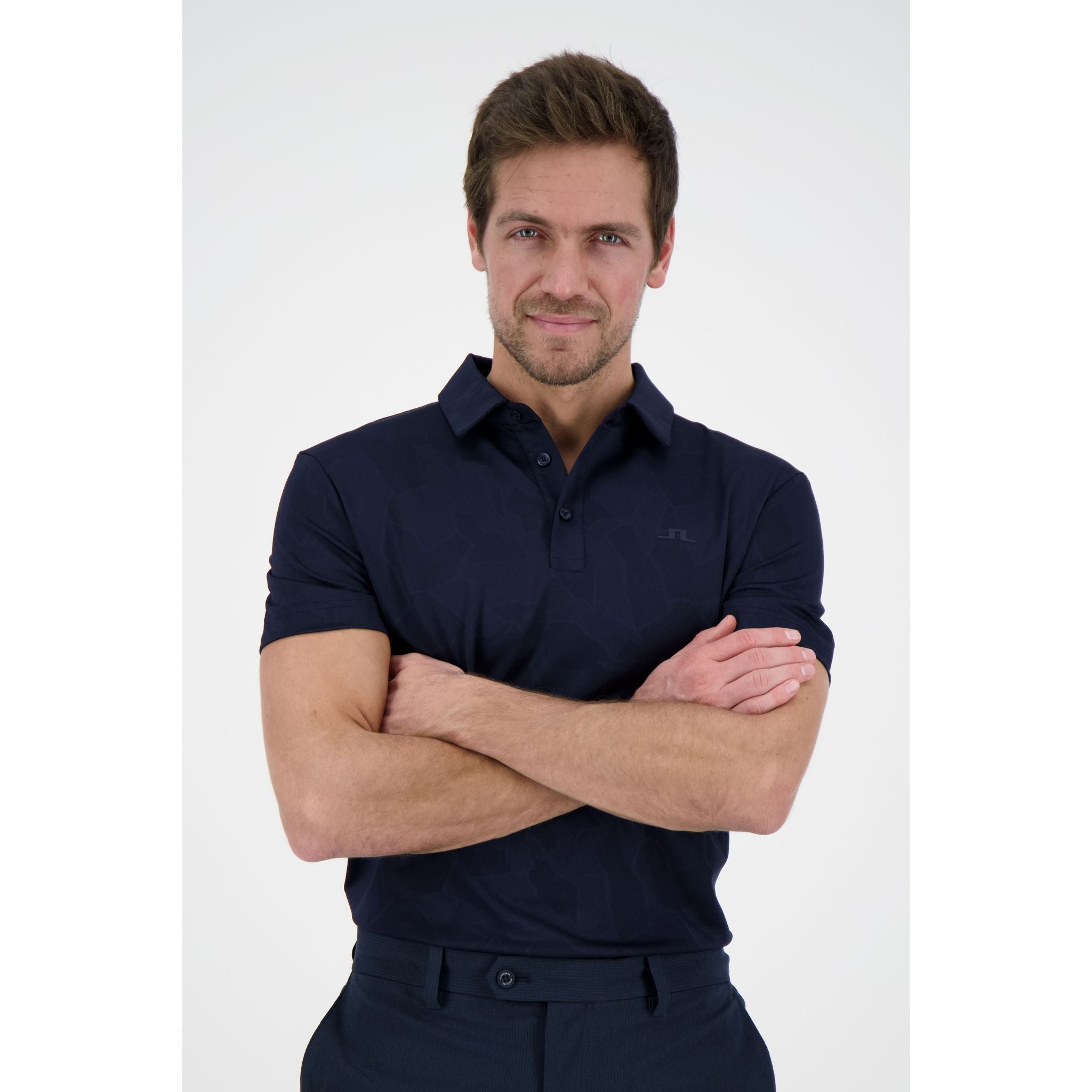 J. Lindeberg M Clide Regular Fit SS Polo JL Marine Homme